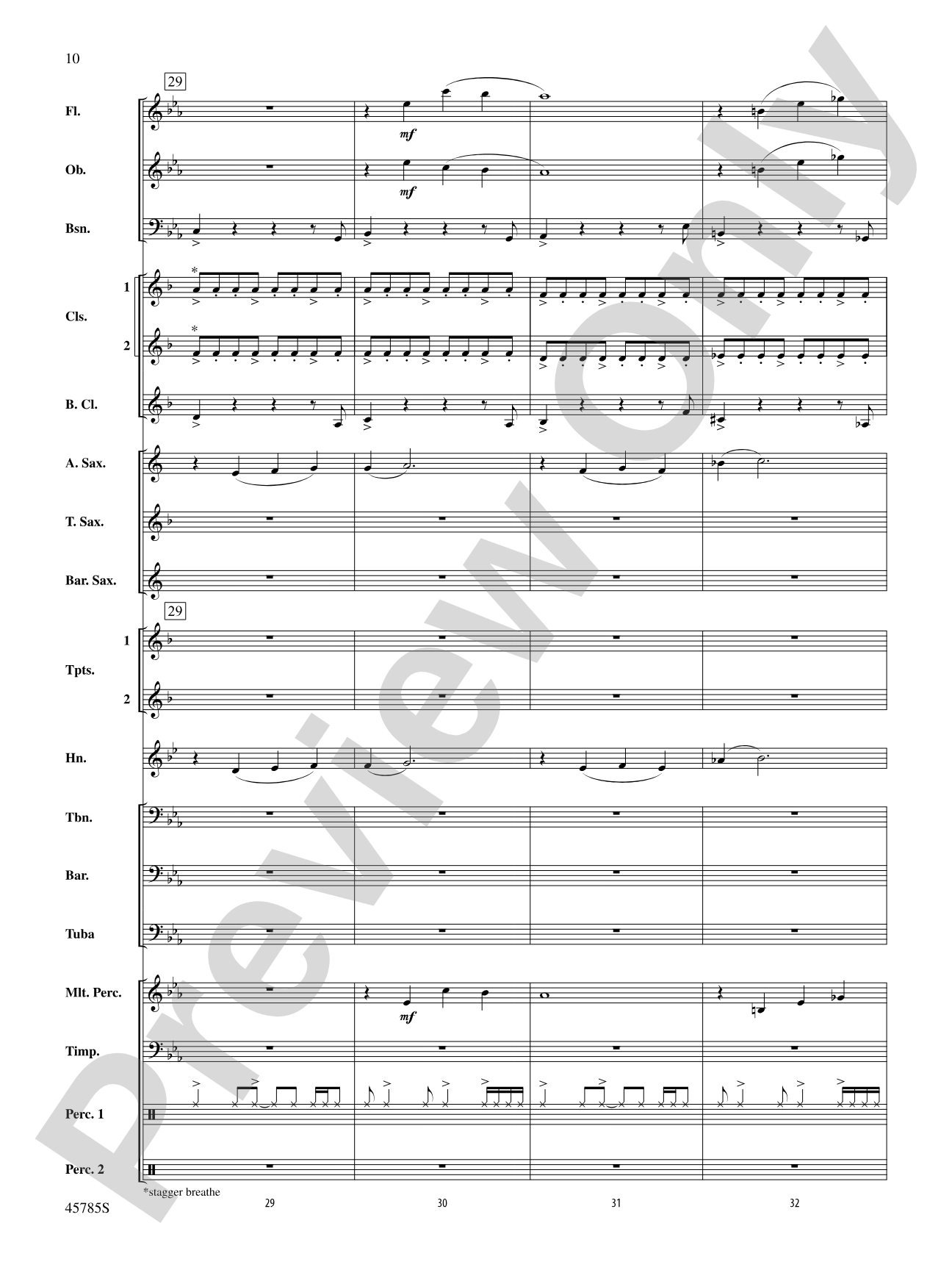 Jubilant Horizons: Concert Band Conductor Score & Parts