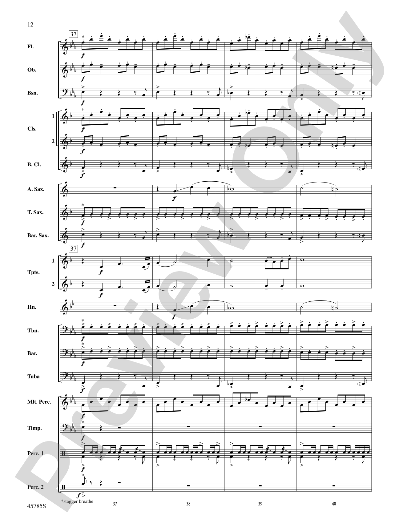 Jubilant Horizons: Concert Band Conductor Score & Parts