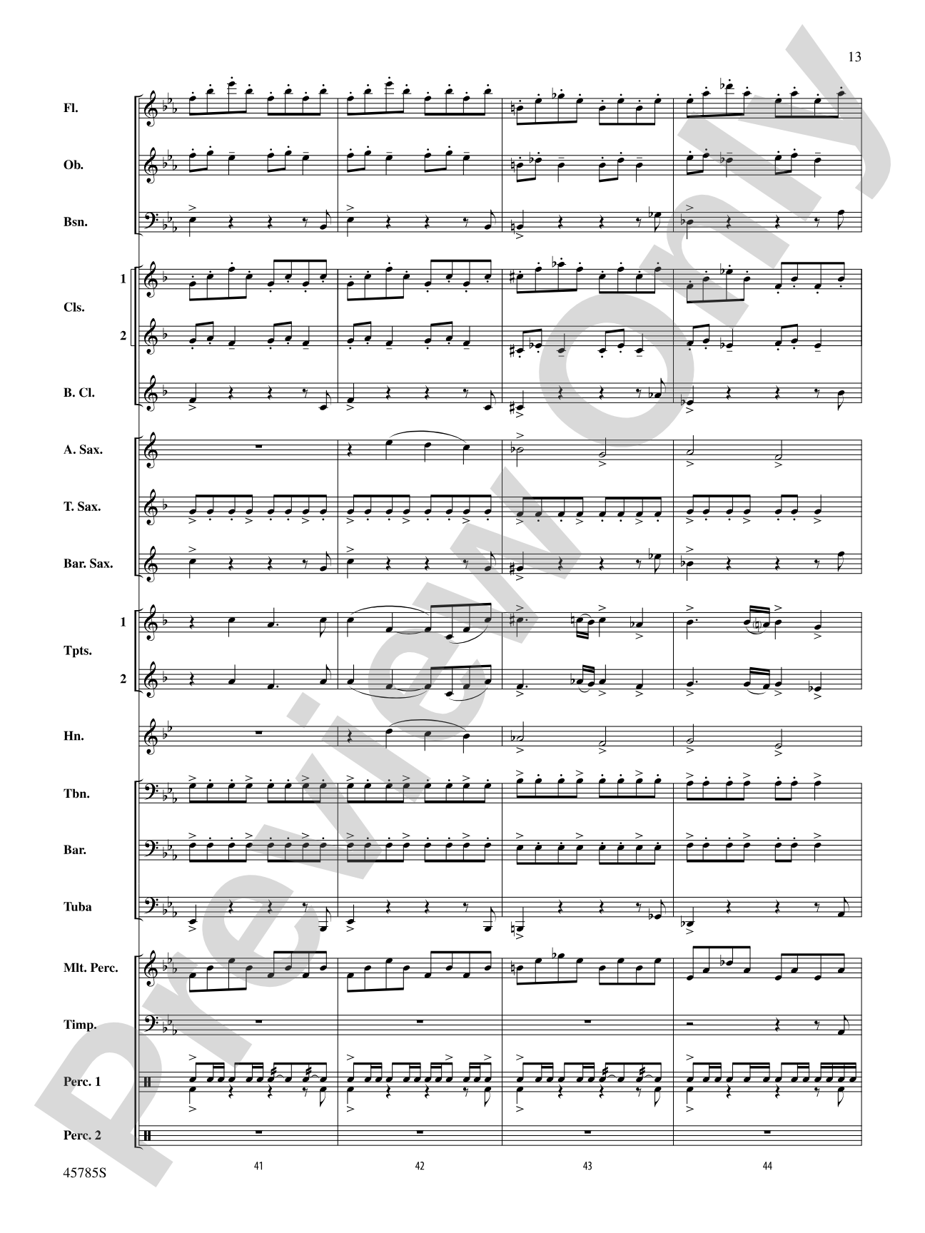 Jubilant Horizons: Concert Band Conductor Score & Parts