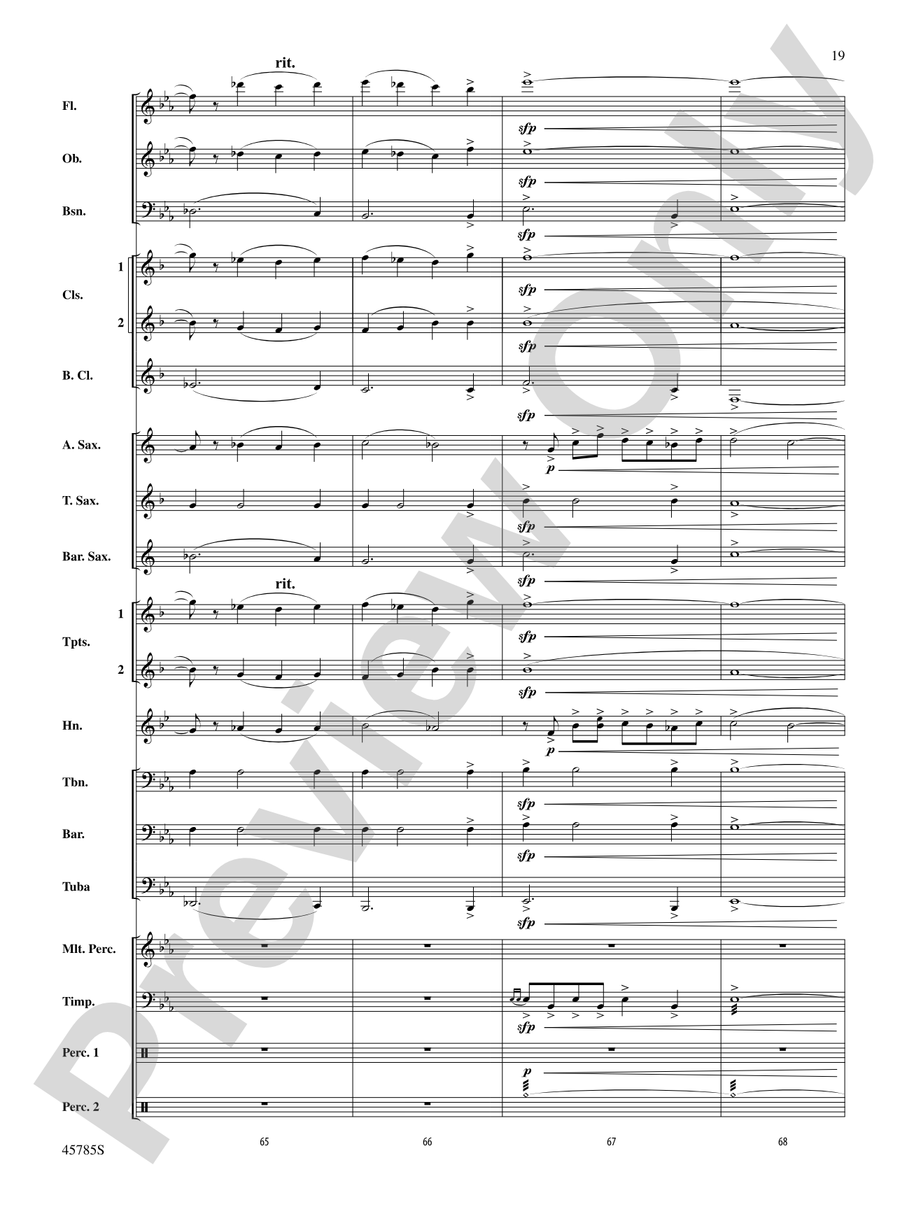Jubilant Horizons: Concert Band Conductor Score & Parts