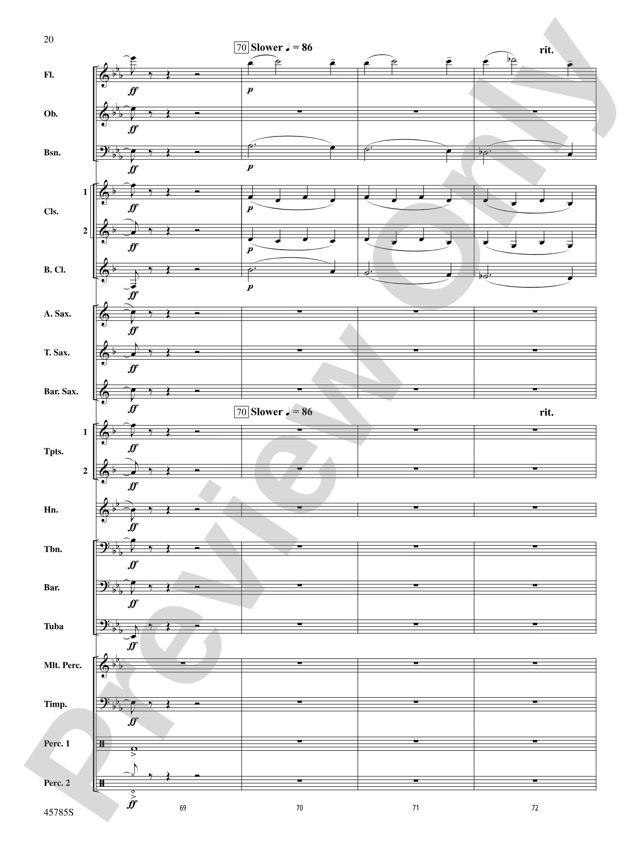 Jubilant Horizons: Concert Band Conductor Score & Parts