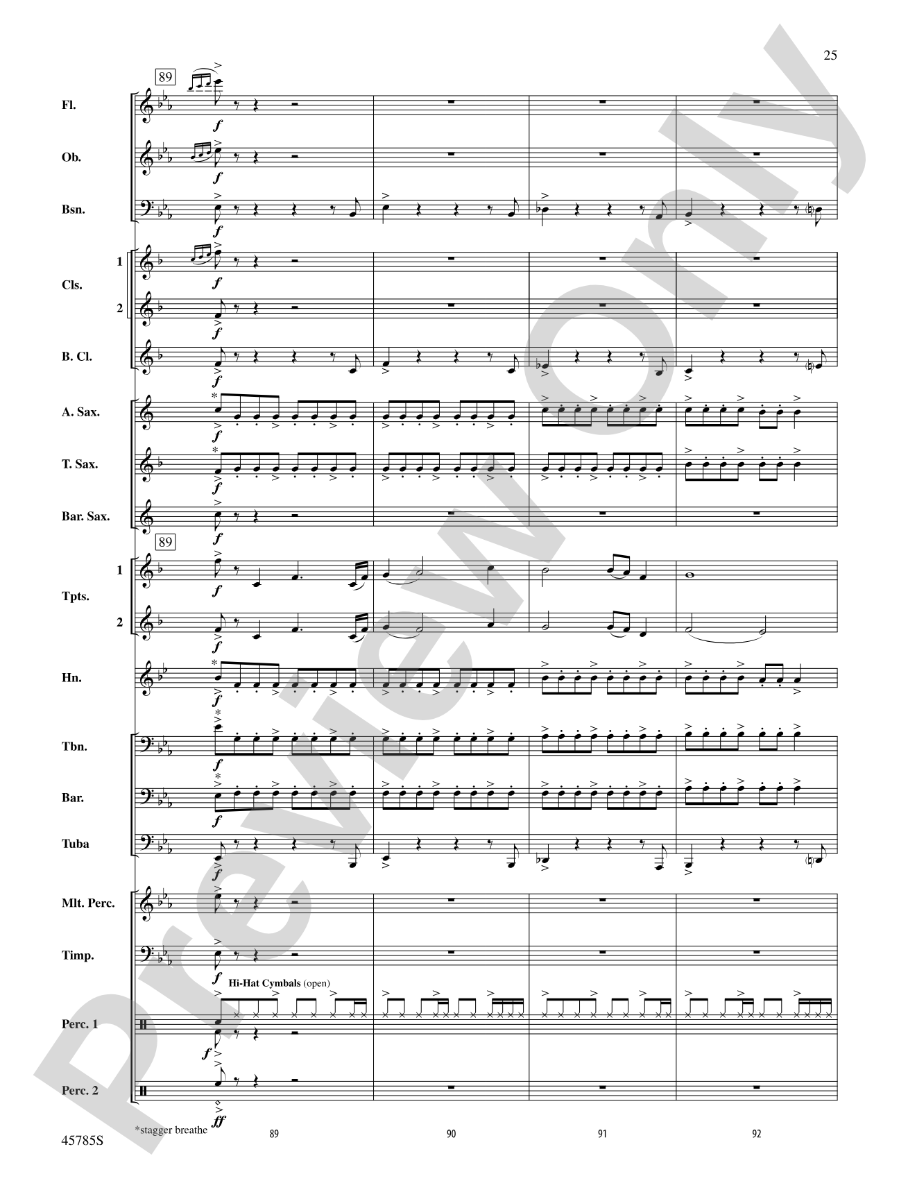 Jubilant Horizons: Concert Band Conductor Score & Parts