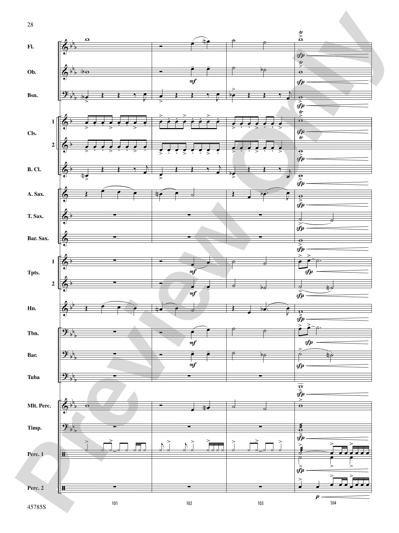 Jubilant Horizons: Concert Band Conductor Score & Parts