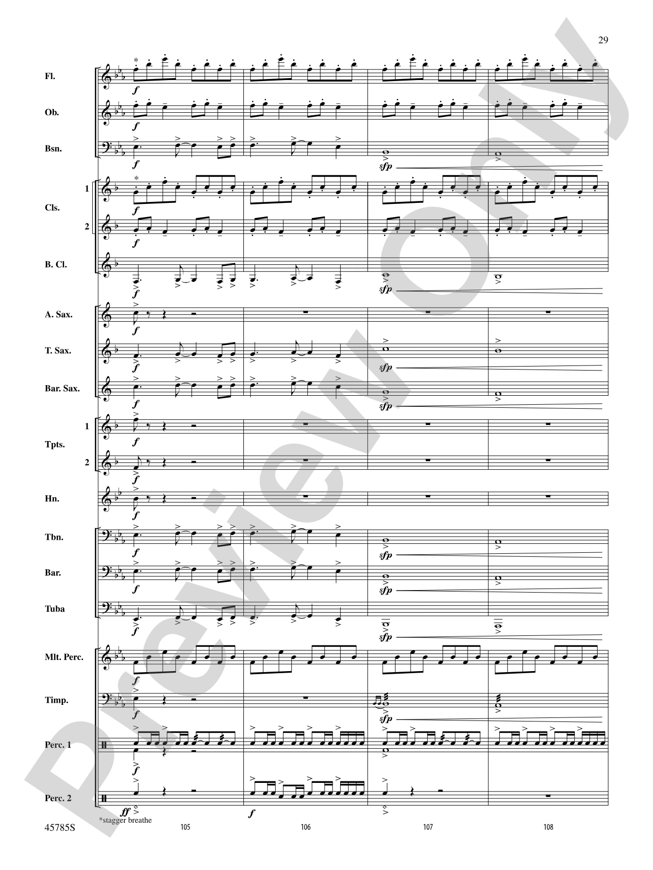 Jubilant Horizons: Concert Band Conductor Score & Parts