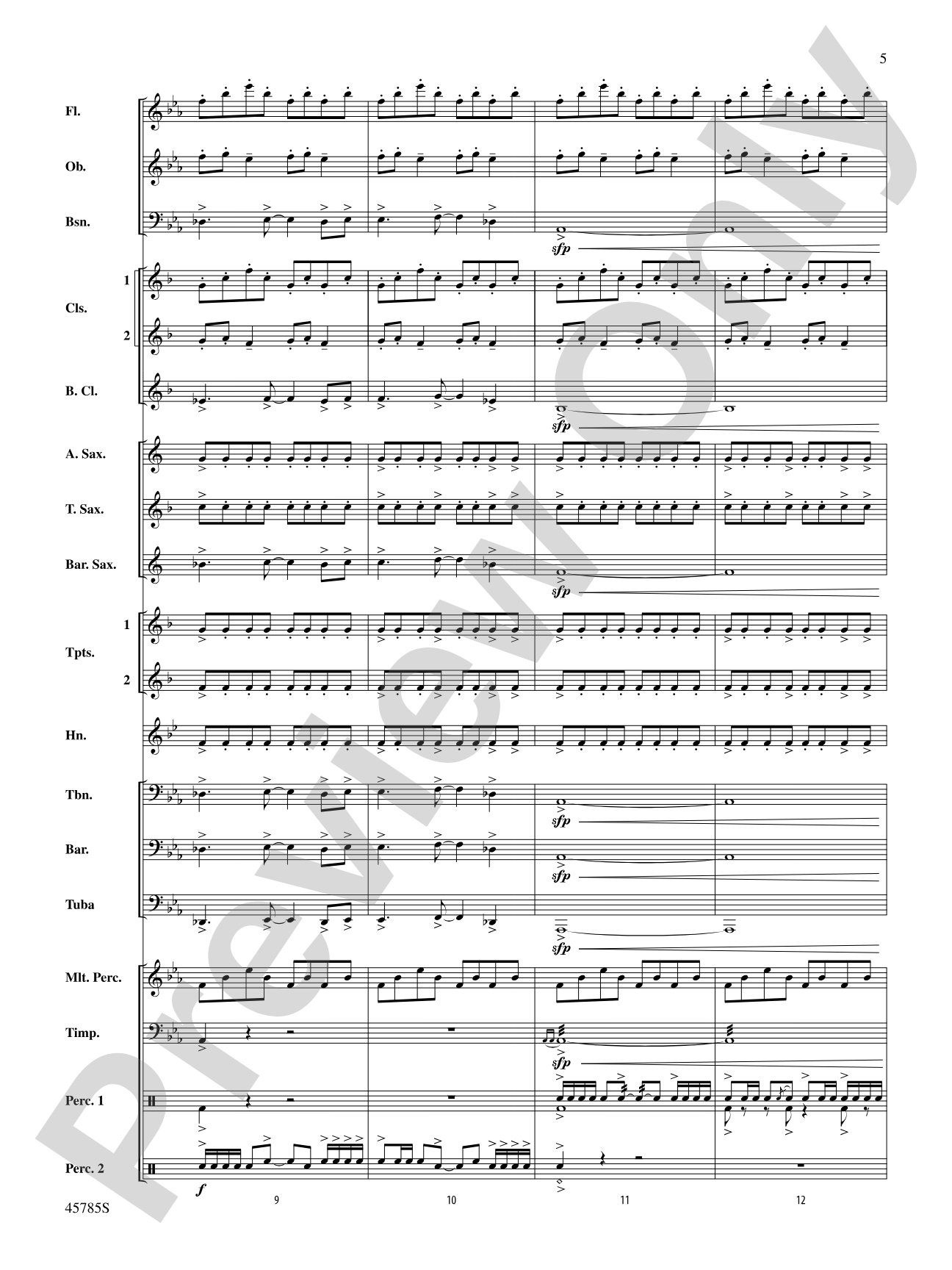Jubilant Horizons: Concert Band Conductor Score & Parts
