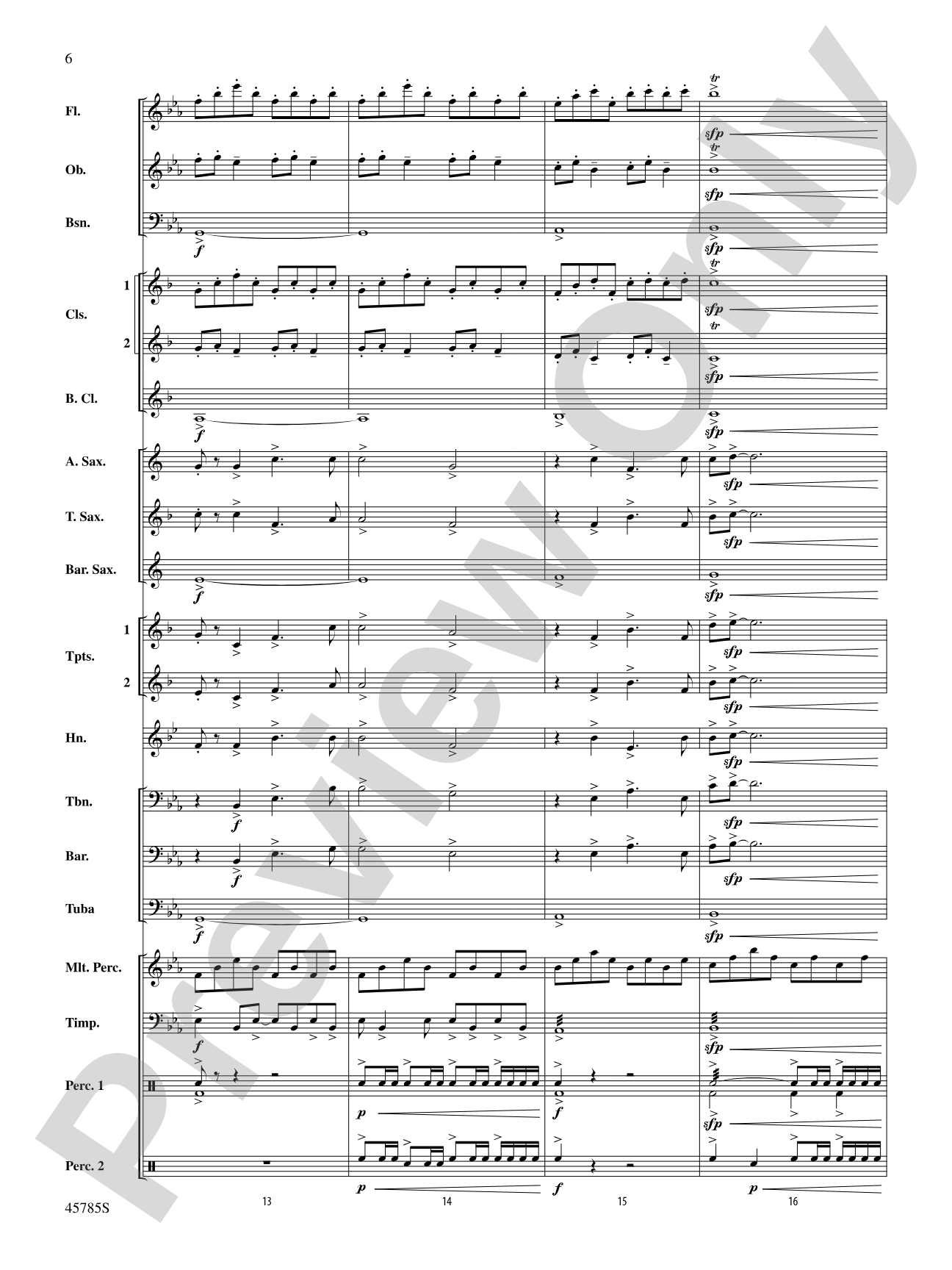 Jubilant Horizons: Concert Band Conductor Score & Parts