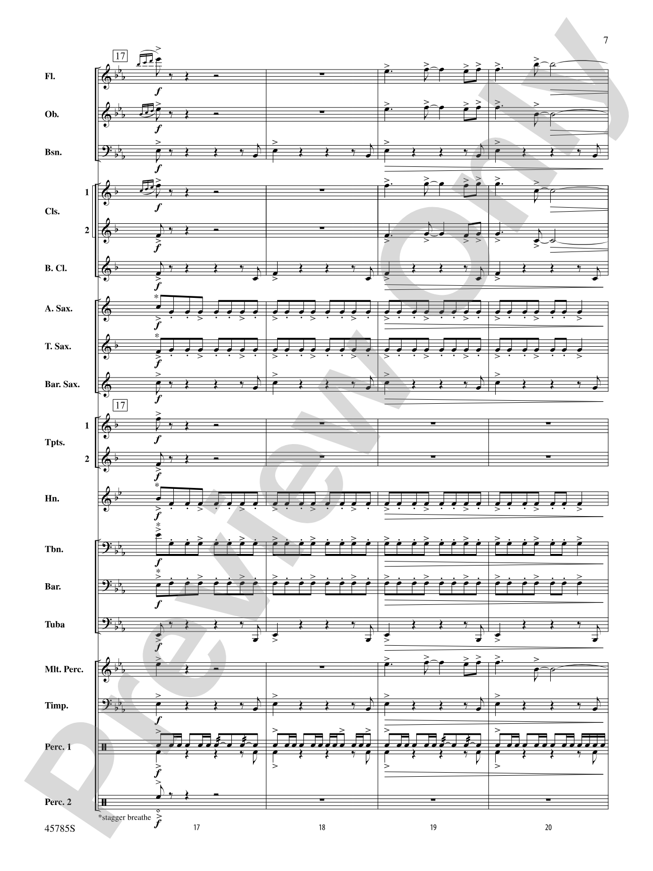 Jubilant Horizons: Concert Band Conductor Score & Parts