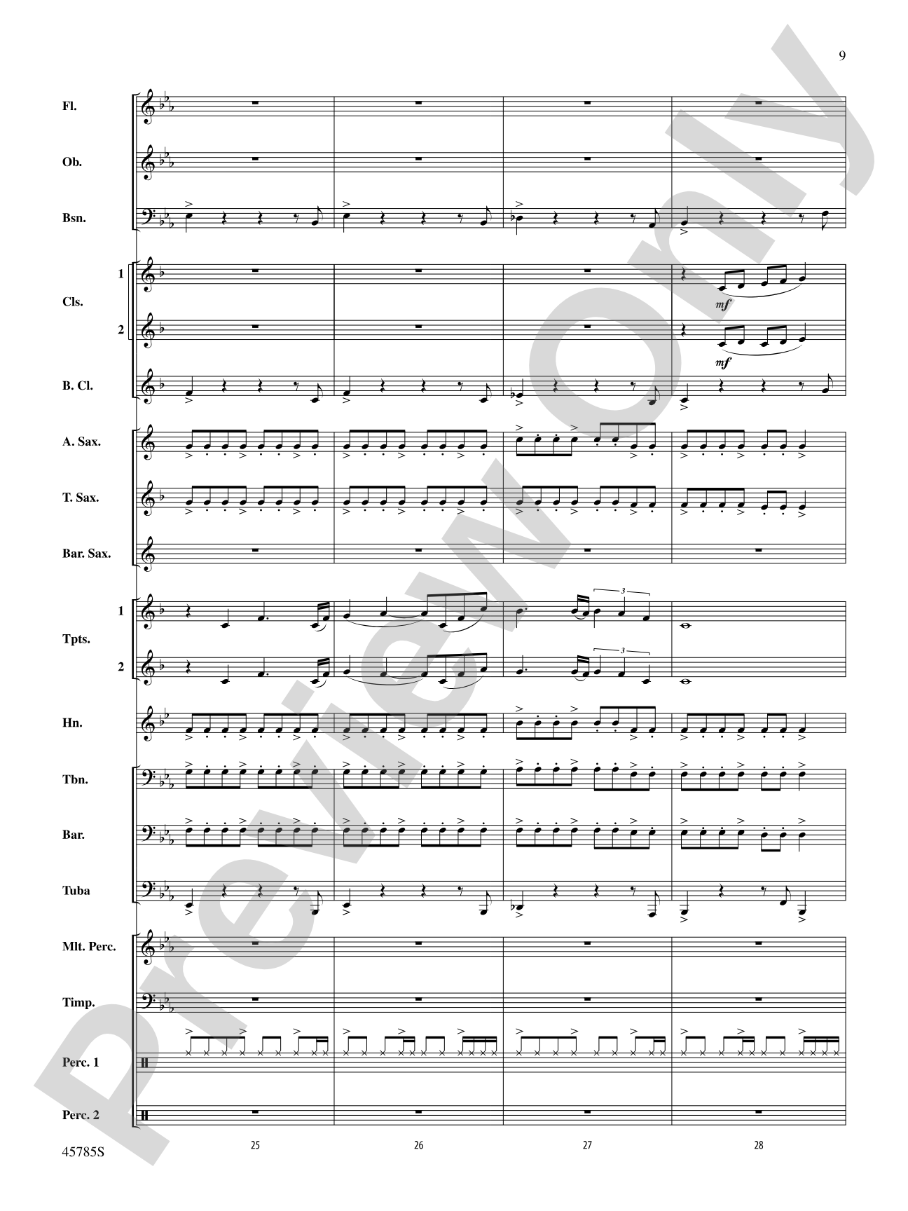 Jubilant Horizons: Concert Band Conductor Score & Parts