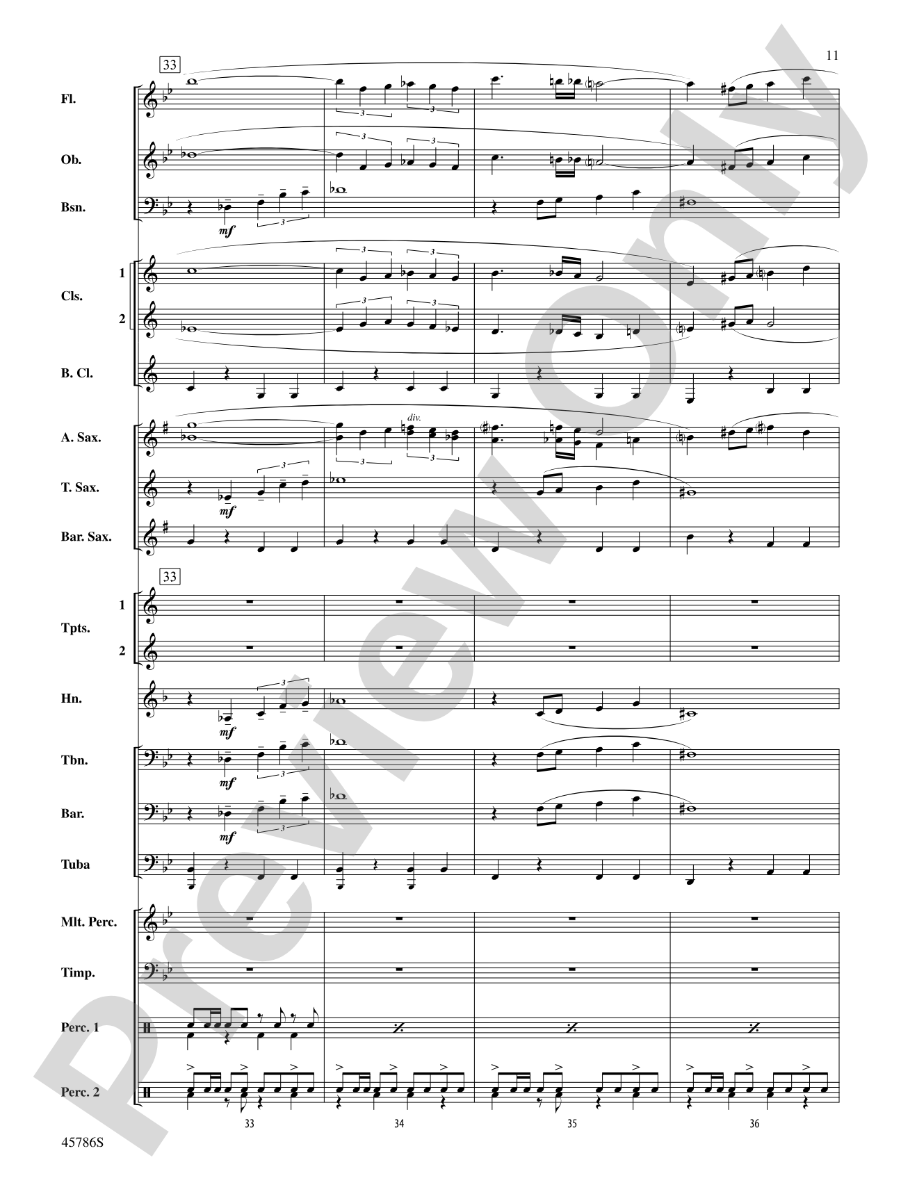 Serenata for Band: Concert Band Conductor Score & Parts