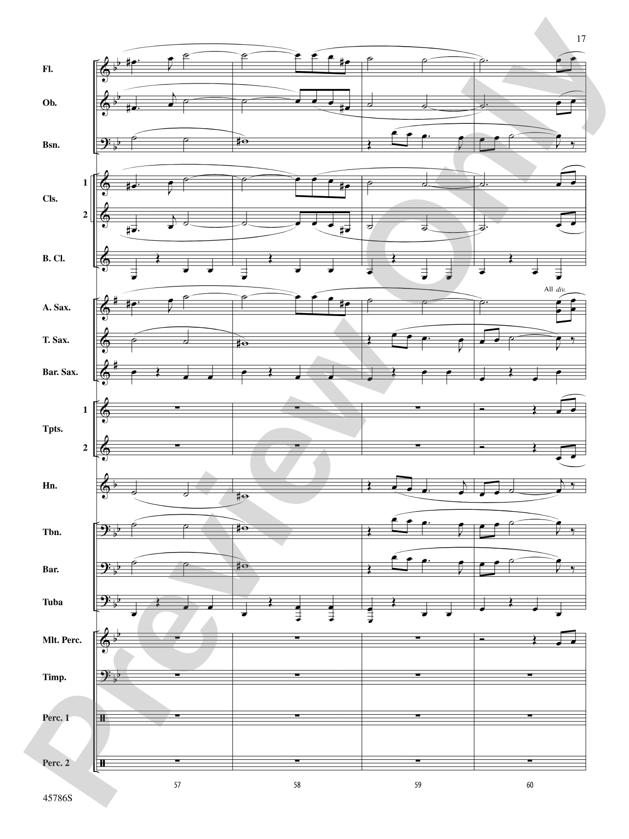 Serenata for Band: Concert Band Conductor Score & Parts