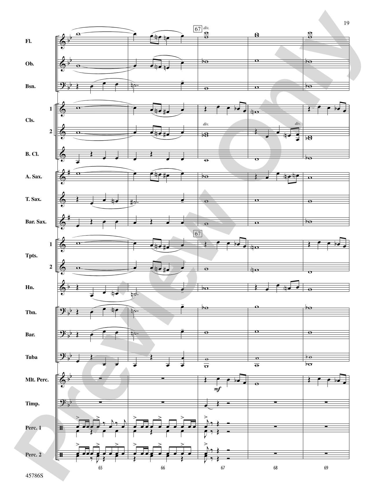 Serenata for Band: Concert Band Conductor Score & Parts