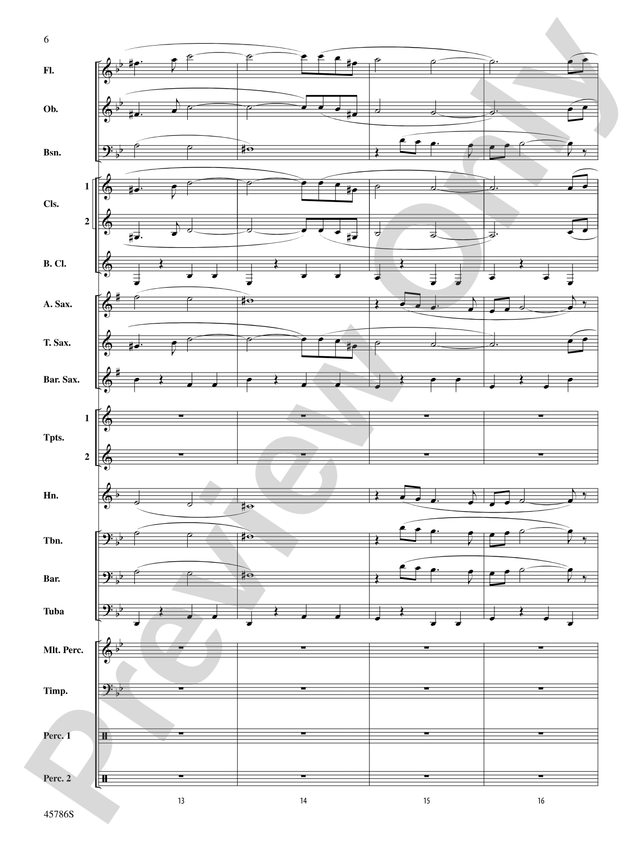 Serenata for Band: Concert Band Conductor Score & Parts