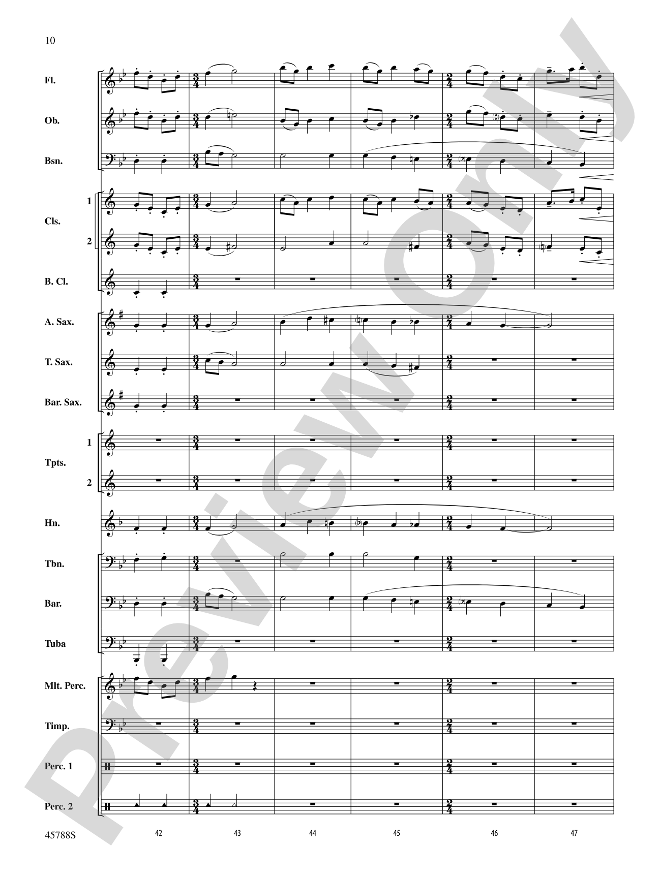 I'm Seventeen Come Sunday: Concert Band Conductor Score & Parts