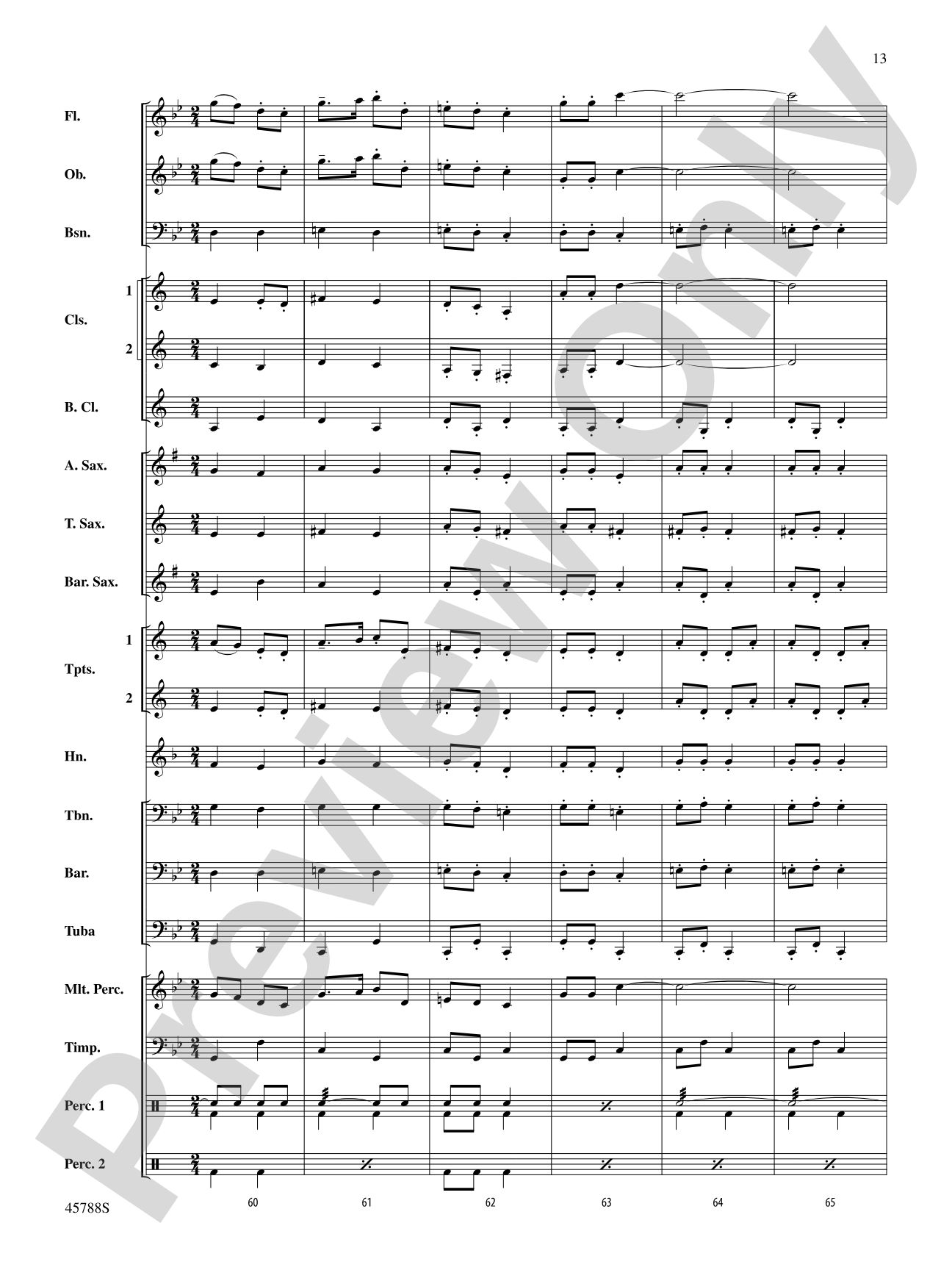 I'm Seventeen Come Sunday: Concert Band Conductor Score & Parts