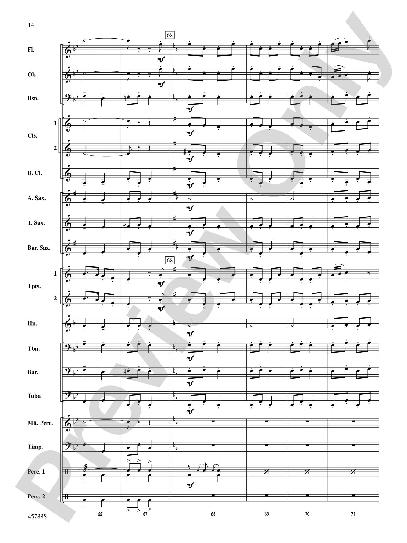 I'm Seventeen Come Sunday: Concert Band Conductor Score & Parts