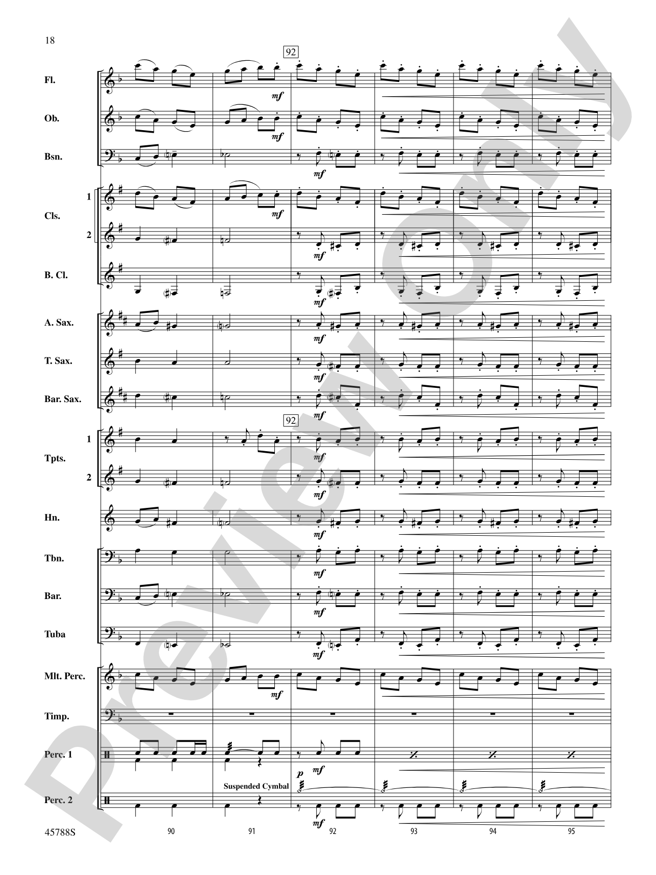 I'm Seventeen Come Sunday: Concert Band Conductor Score & Parts
