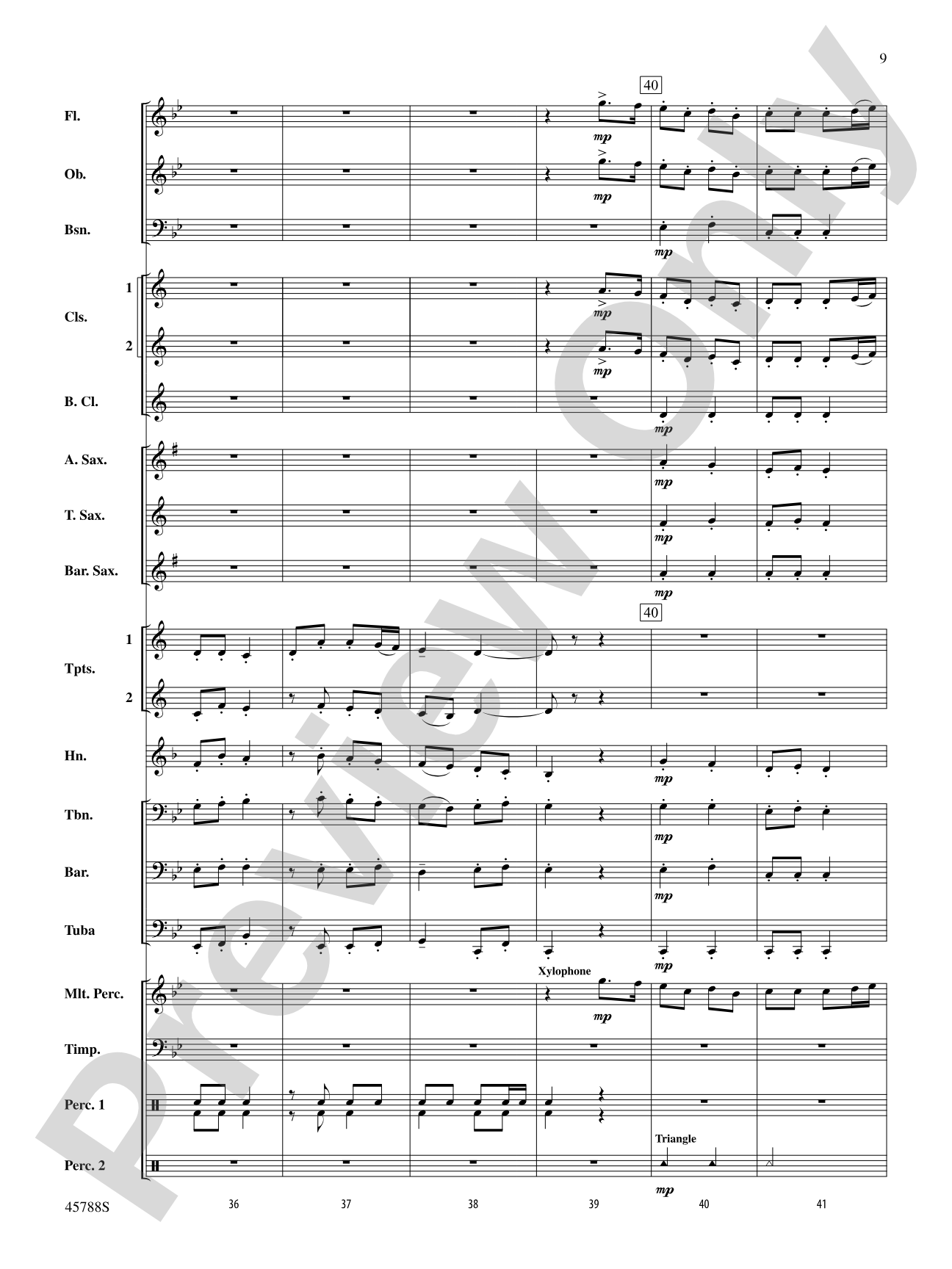 I'm Seventeen Come Sunday: Concert Band Conductor Score & Parts