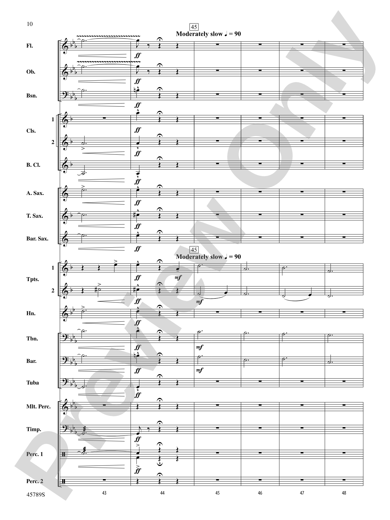 Images of Spain: Concert Band Conductor Score & Parts