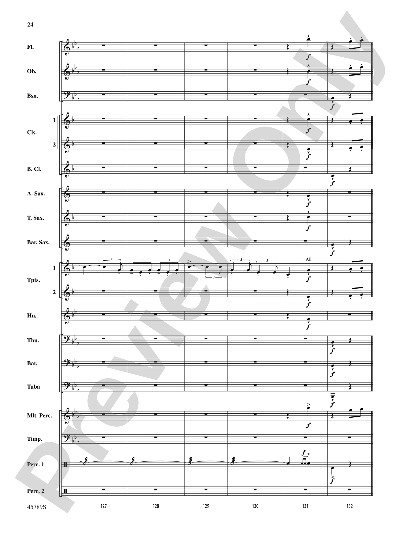 Images of Spain: Concert Band Conductor Score & Parts