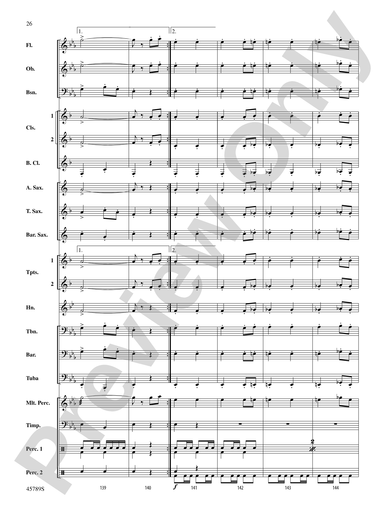 Images of Spain: Concert Band Conductor Score & Parts