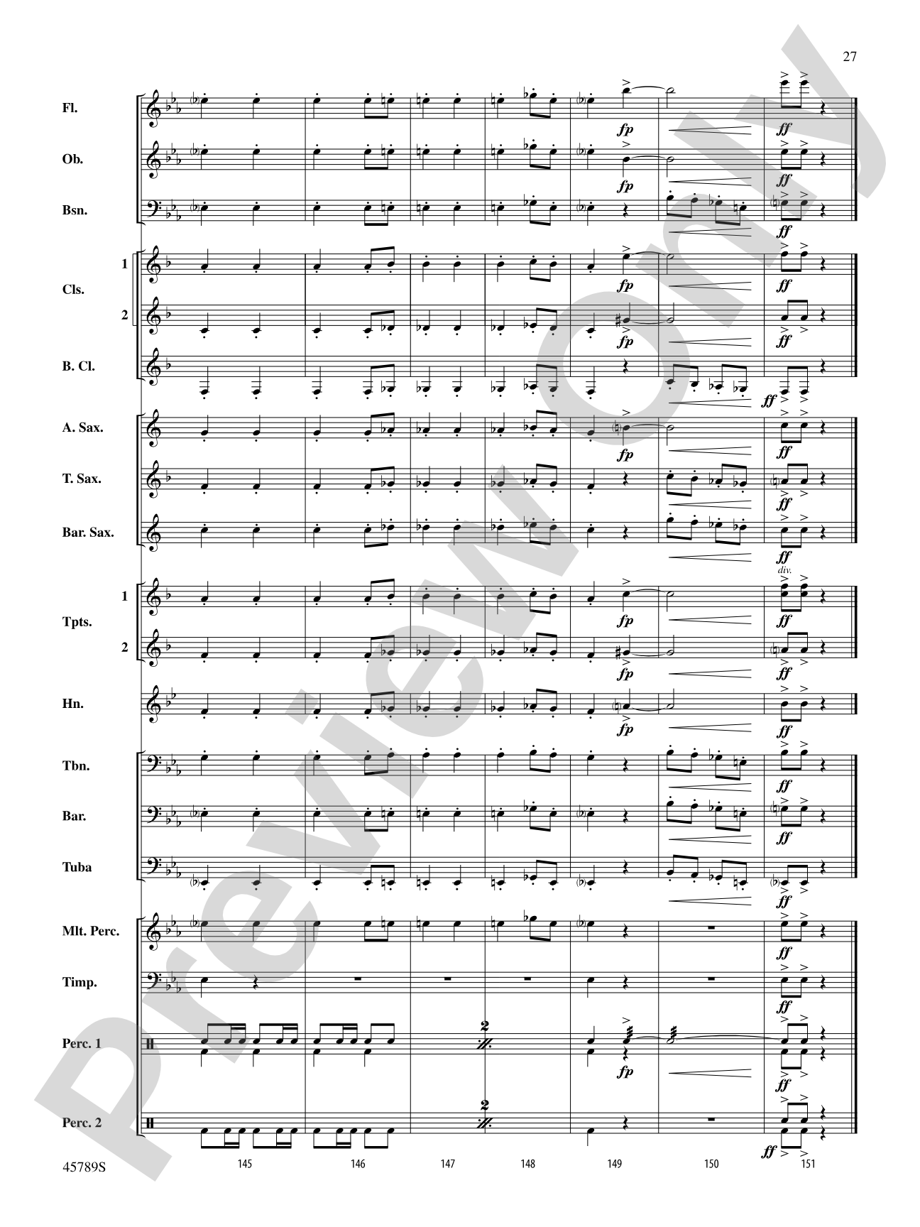 Images of Spain: Concert Band Conductor Score & Parts