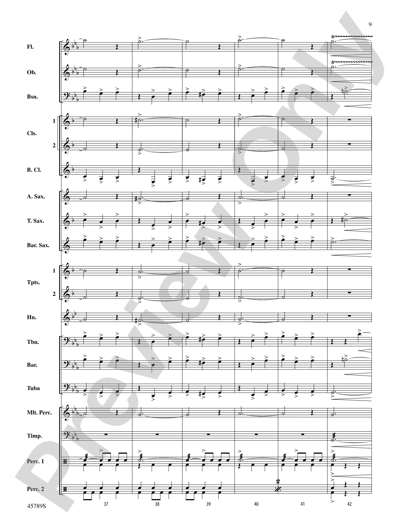 Images of Spain: Concert Band Conductor Score & Parts