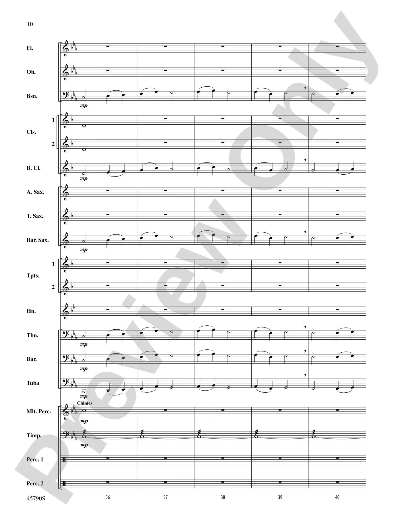 Ancient Curses: Concert Band Conductor Score & Parts