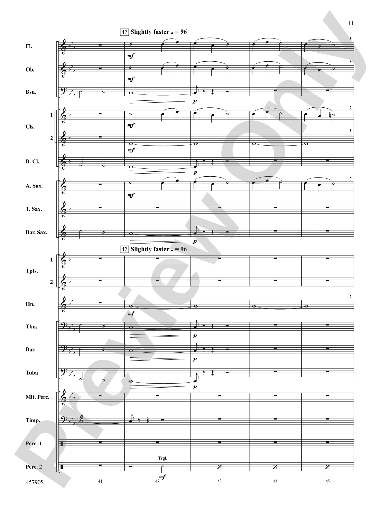 Ancient Curses: Concert Band Conductor Score & Parts