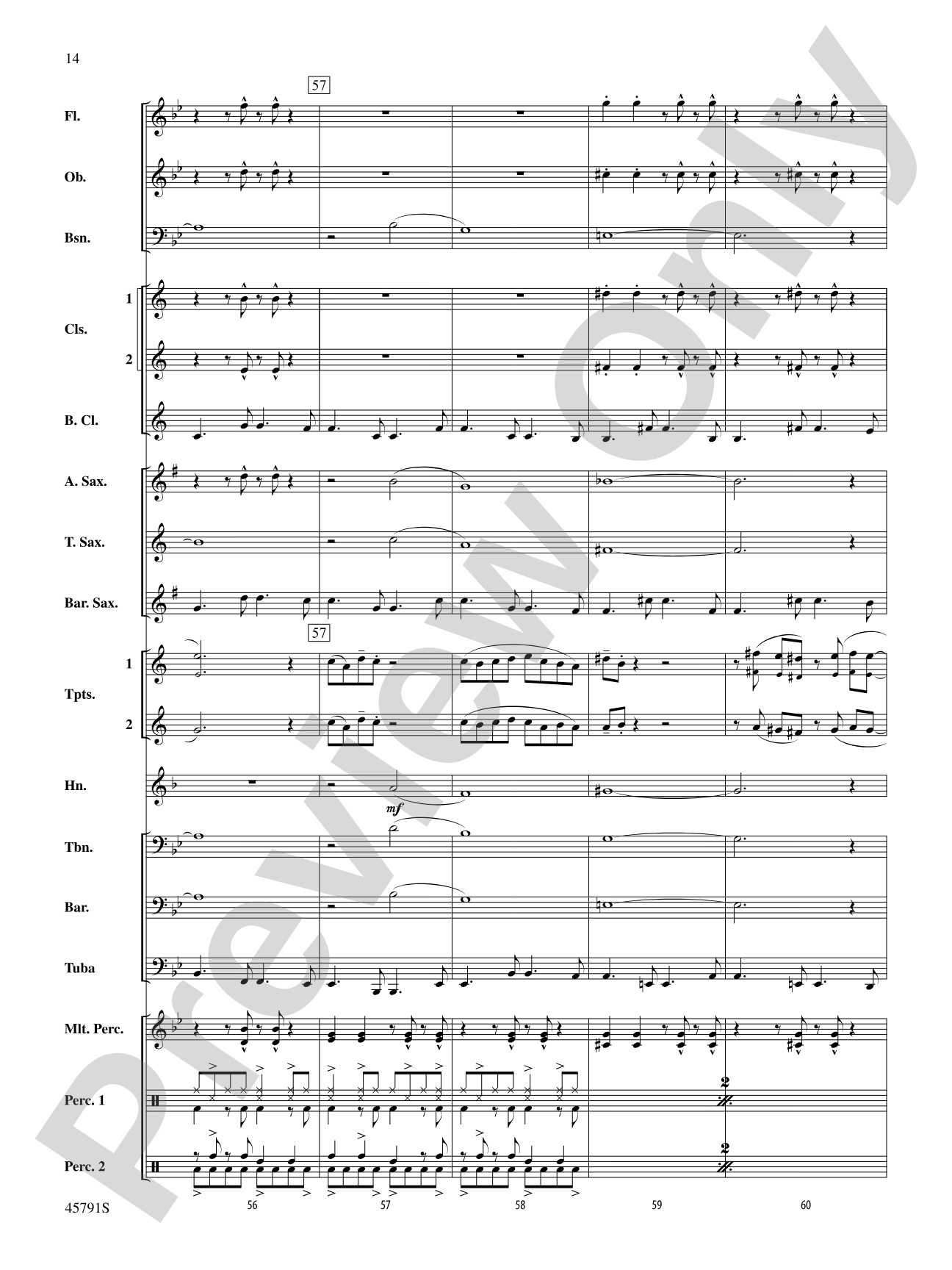 Sambeando: Concert Band Conductor Score & Parts