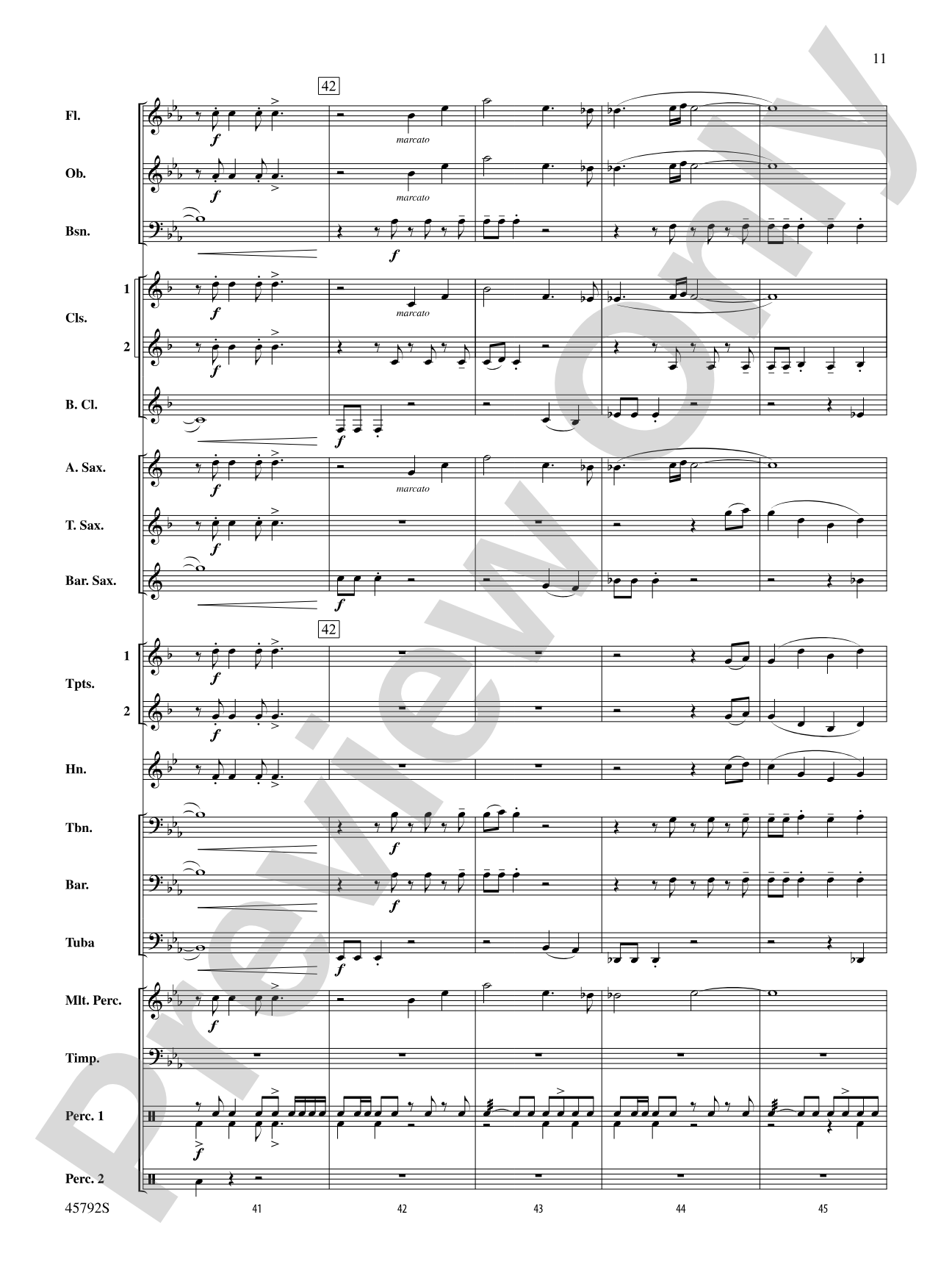 First Sun: Concert Band Conductor Score & Parts