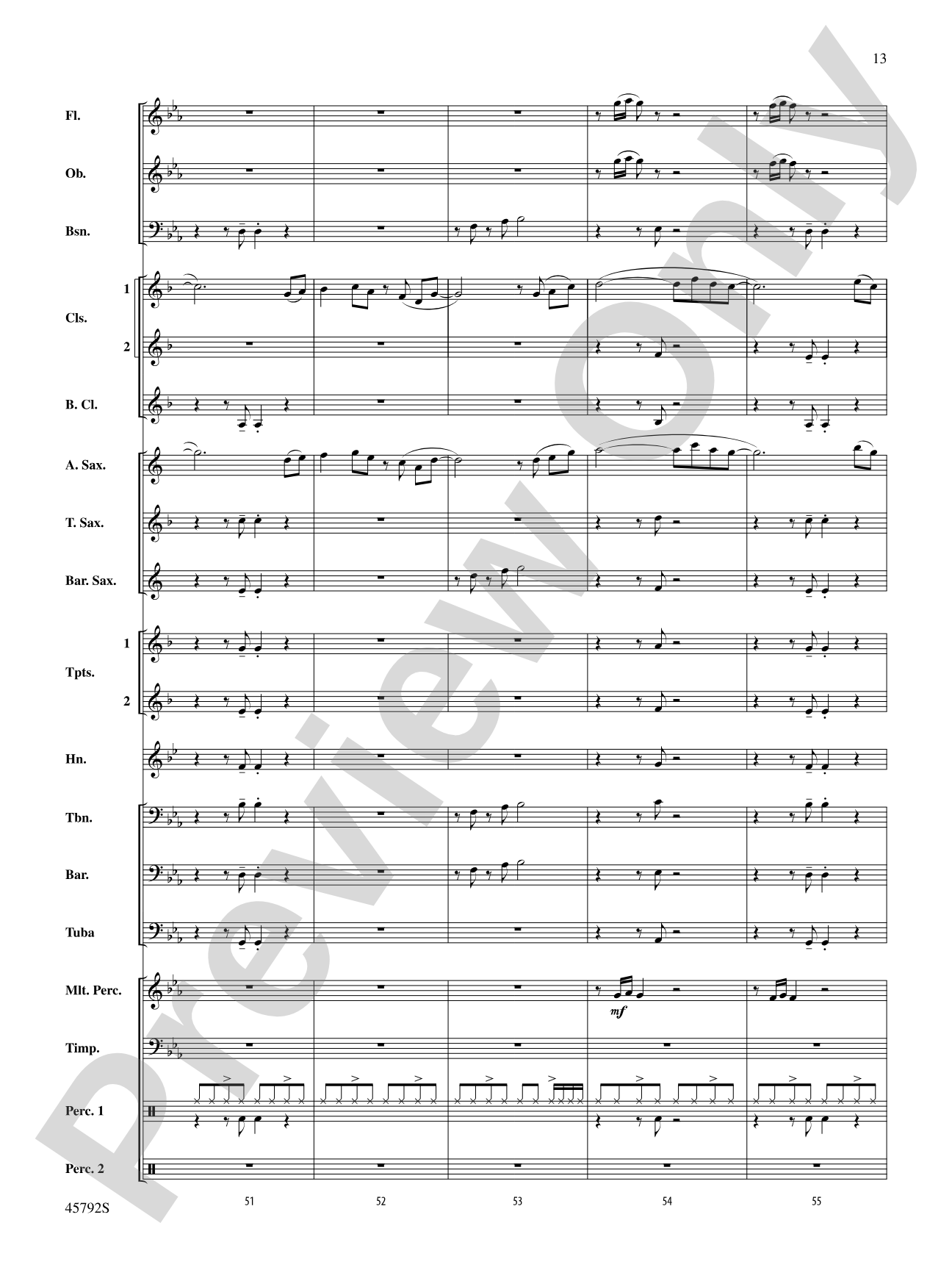 First Sun: Concert Band Conductor Score & Parts