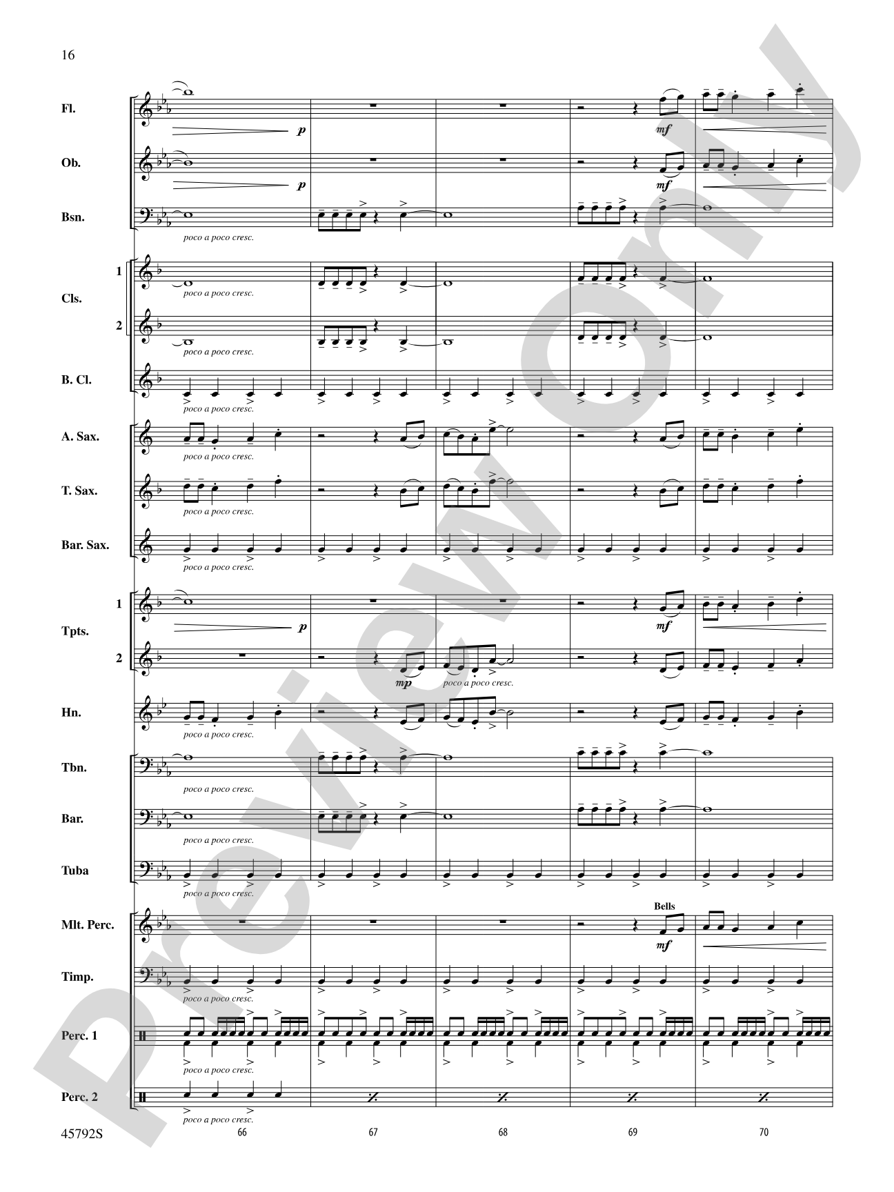 First Sun: Concert Band Conductor Score & Parts
