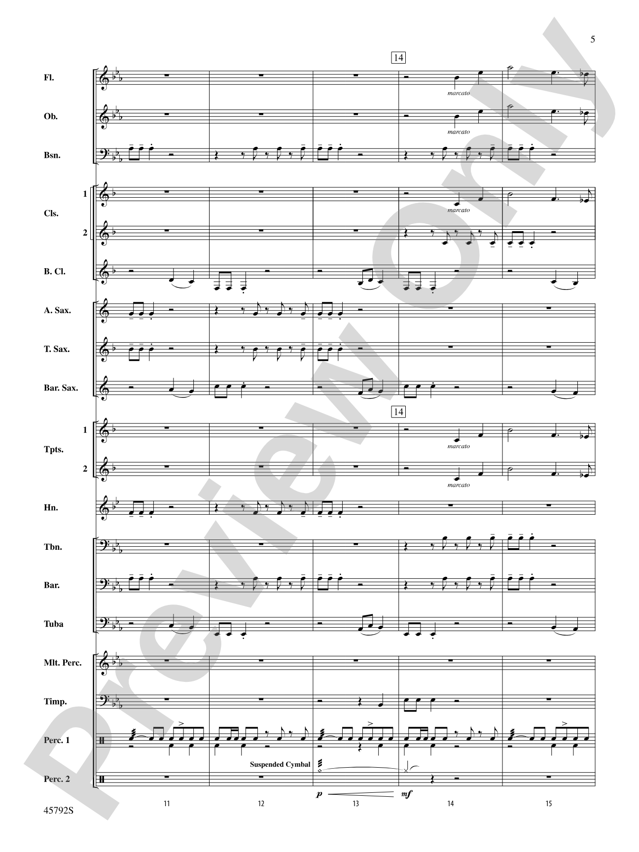 First Sun: Concert Band Conductor Score & Parts