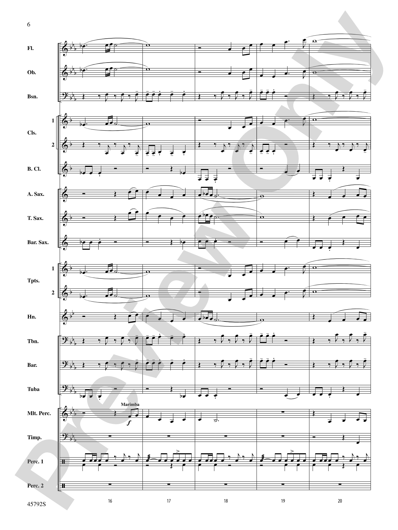 First Sun: Concert Band Conductor Score & Parts