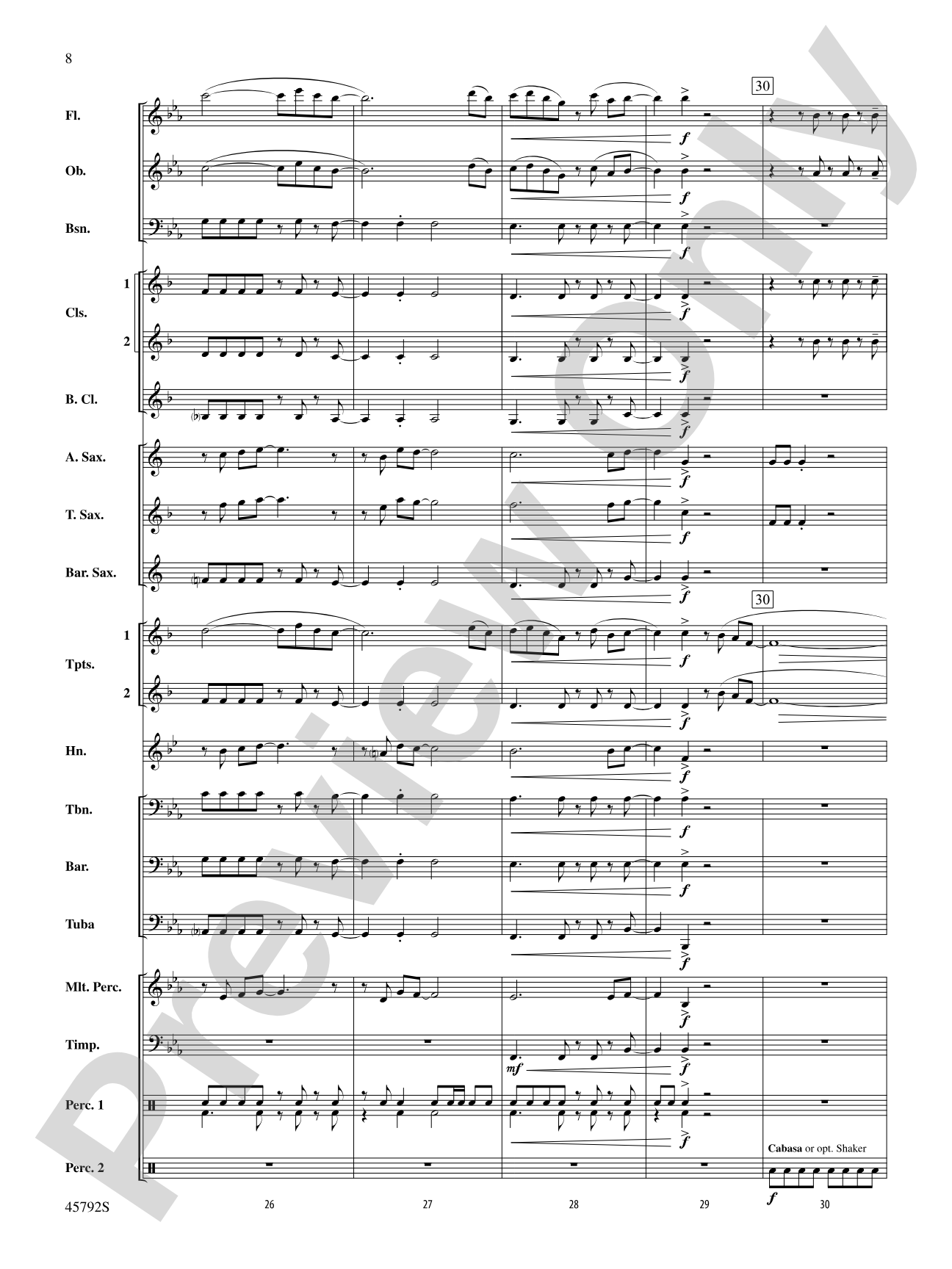First Sun: Concert Band Conductor Score & Parts