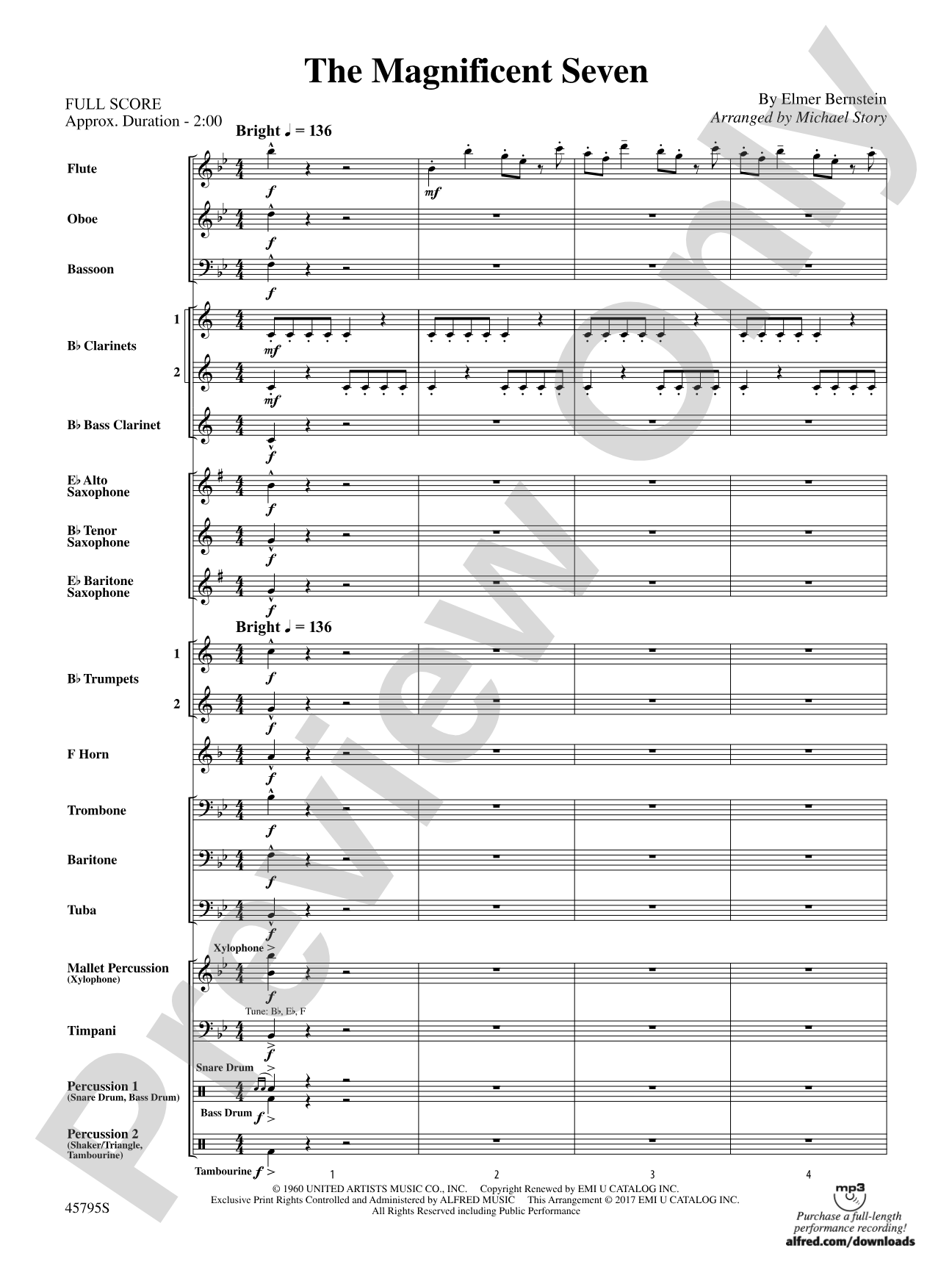 The Magnificent Seven: Score