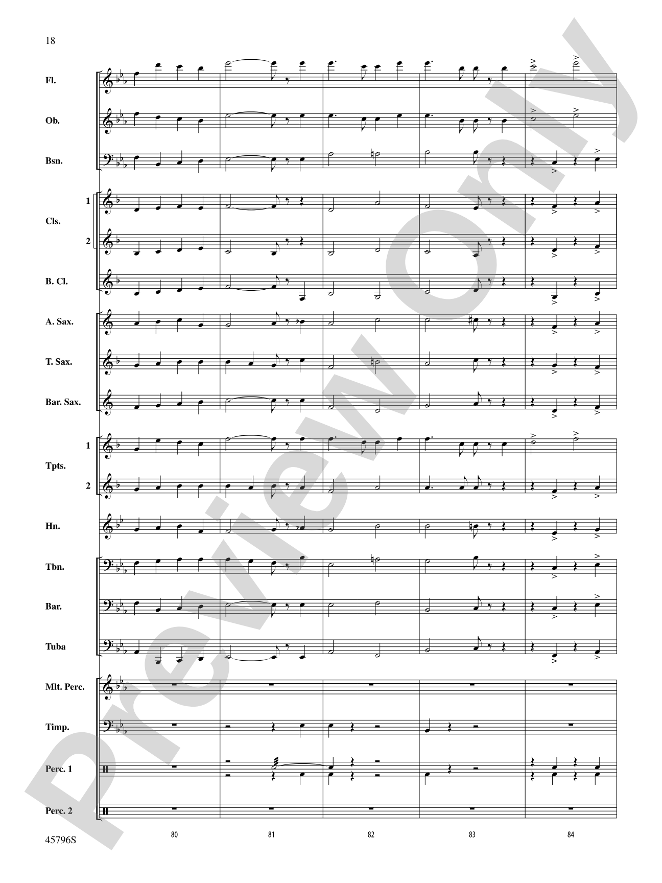 From Sea to Shining Sea: Concert Band Conductor Score & Parts
