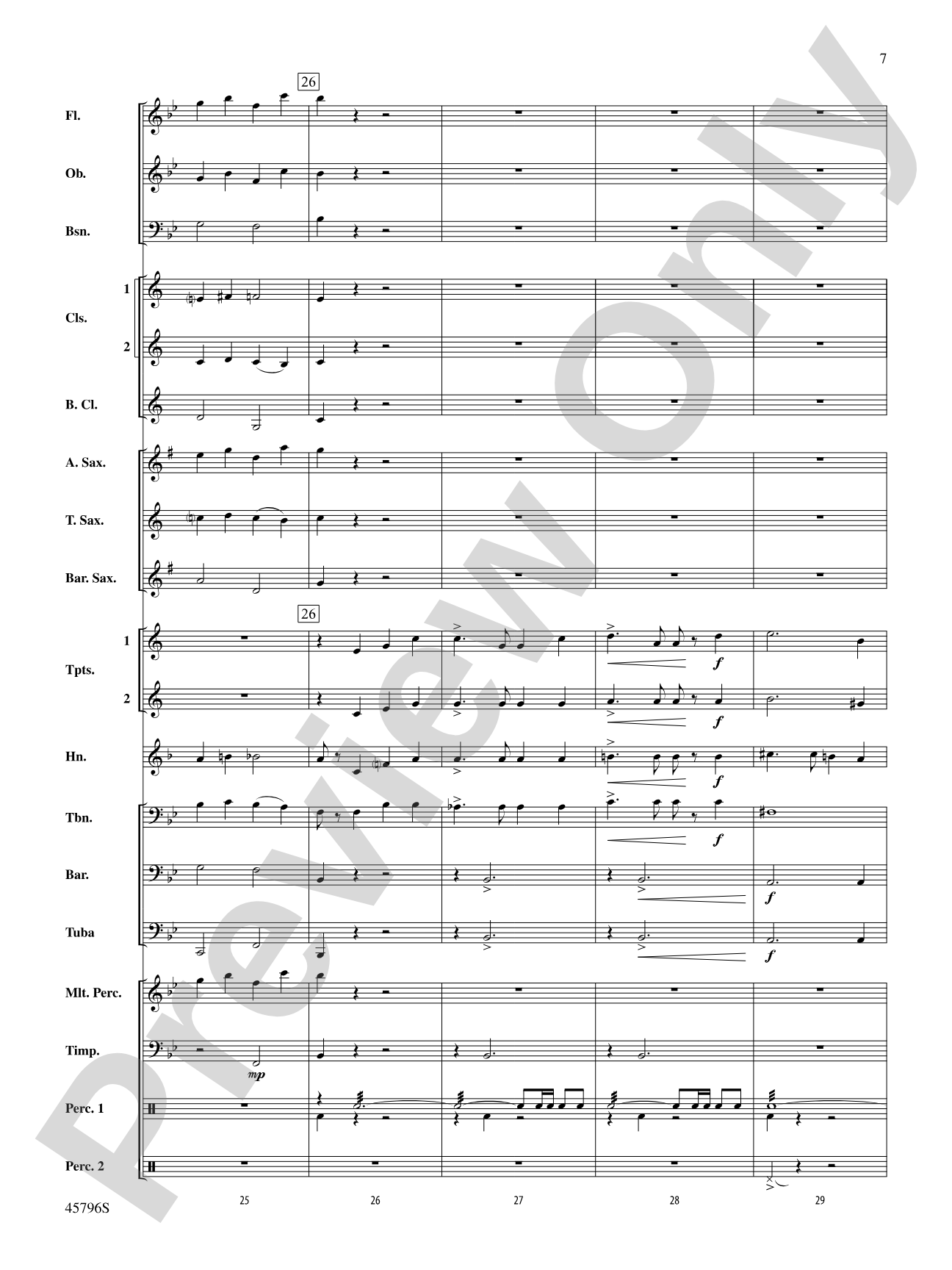 From Sea to Shining Sea: Concert Band Conductor Score & Parts