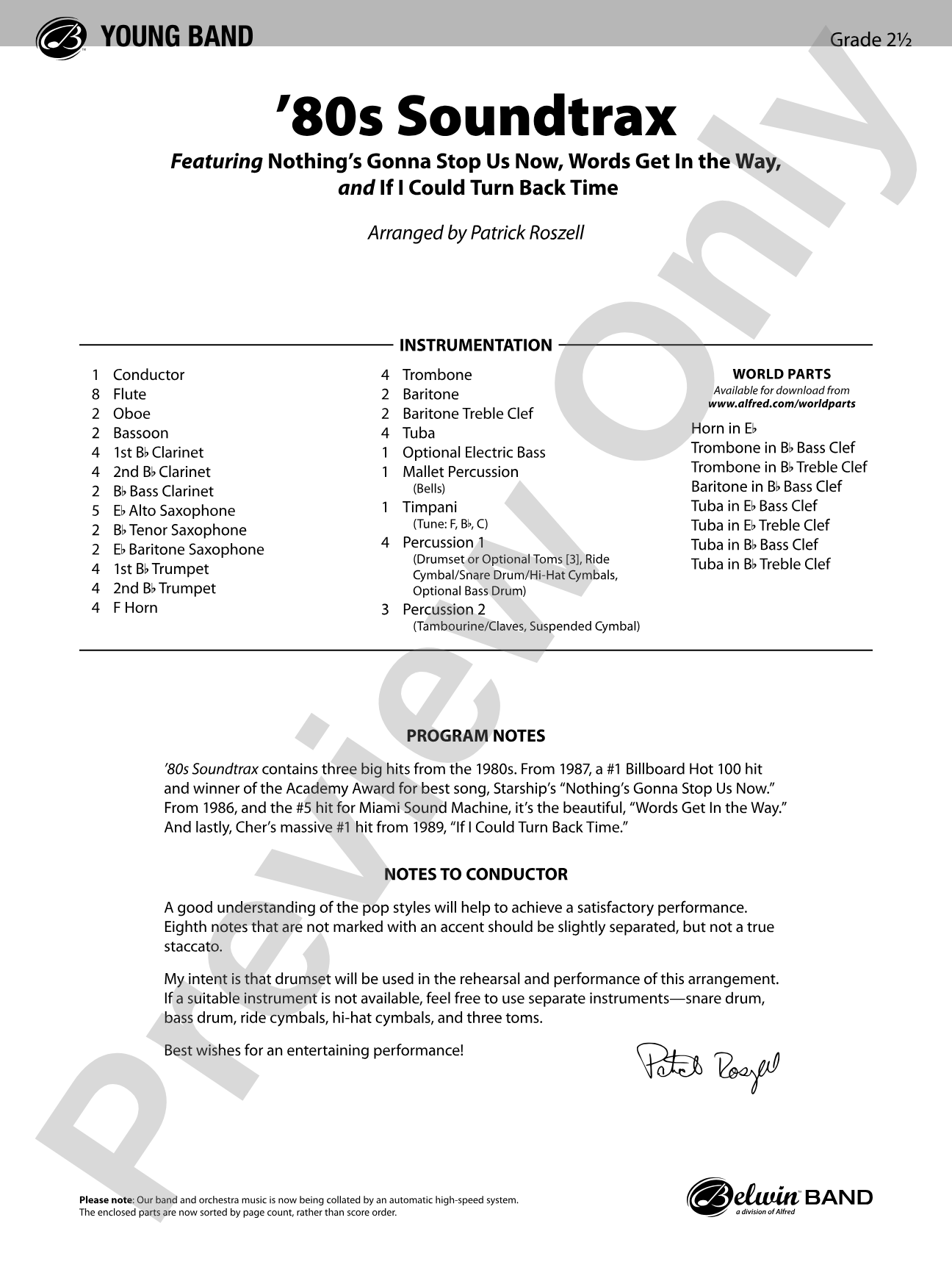 '80s Soundtrax: Score