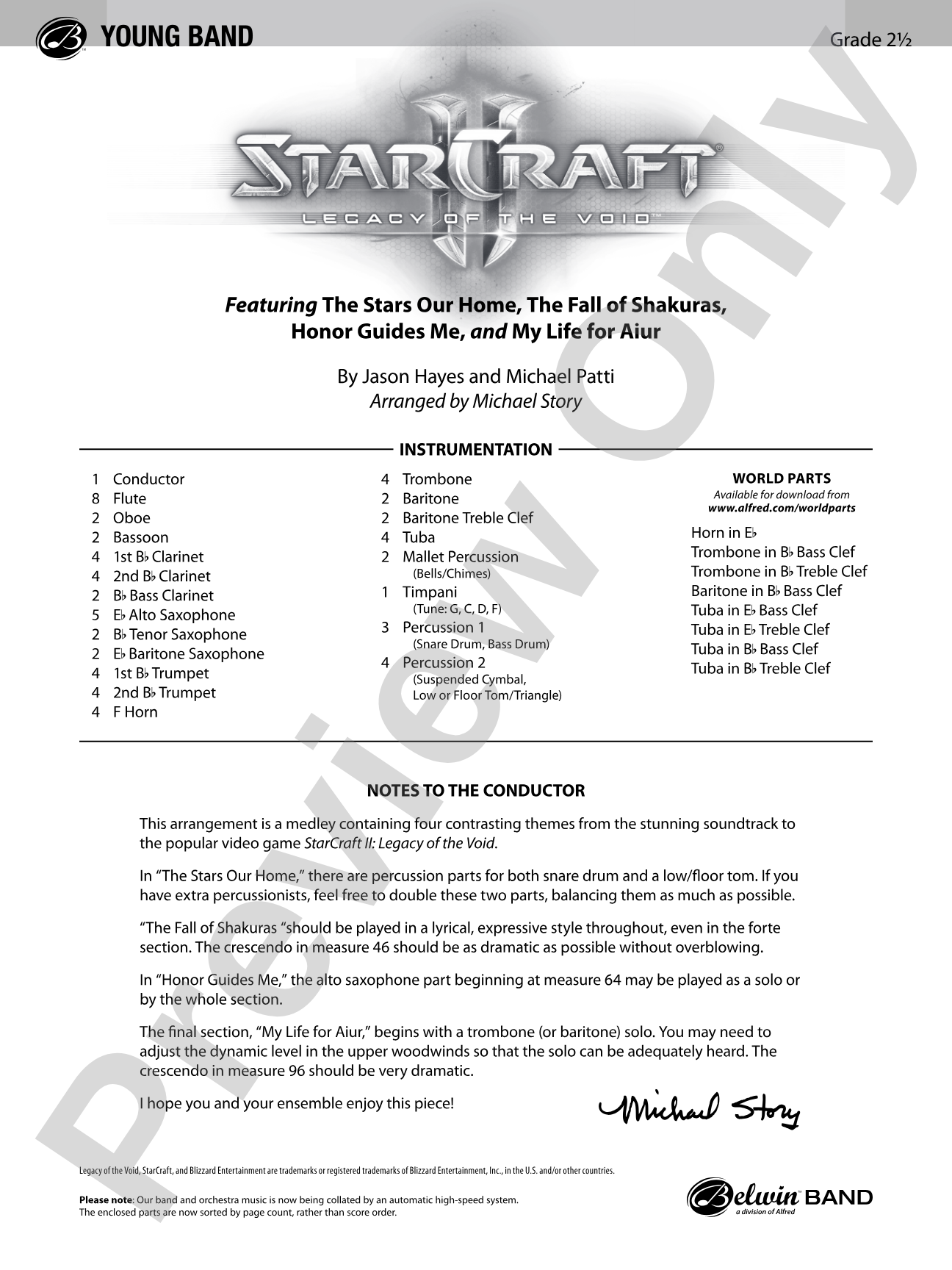 Starcraft II: Legacy of the Void: Score