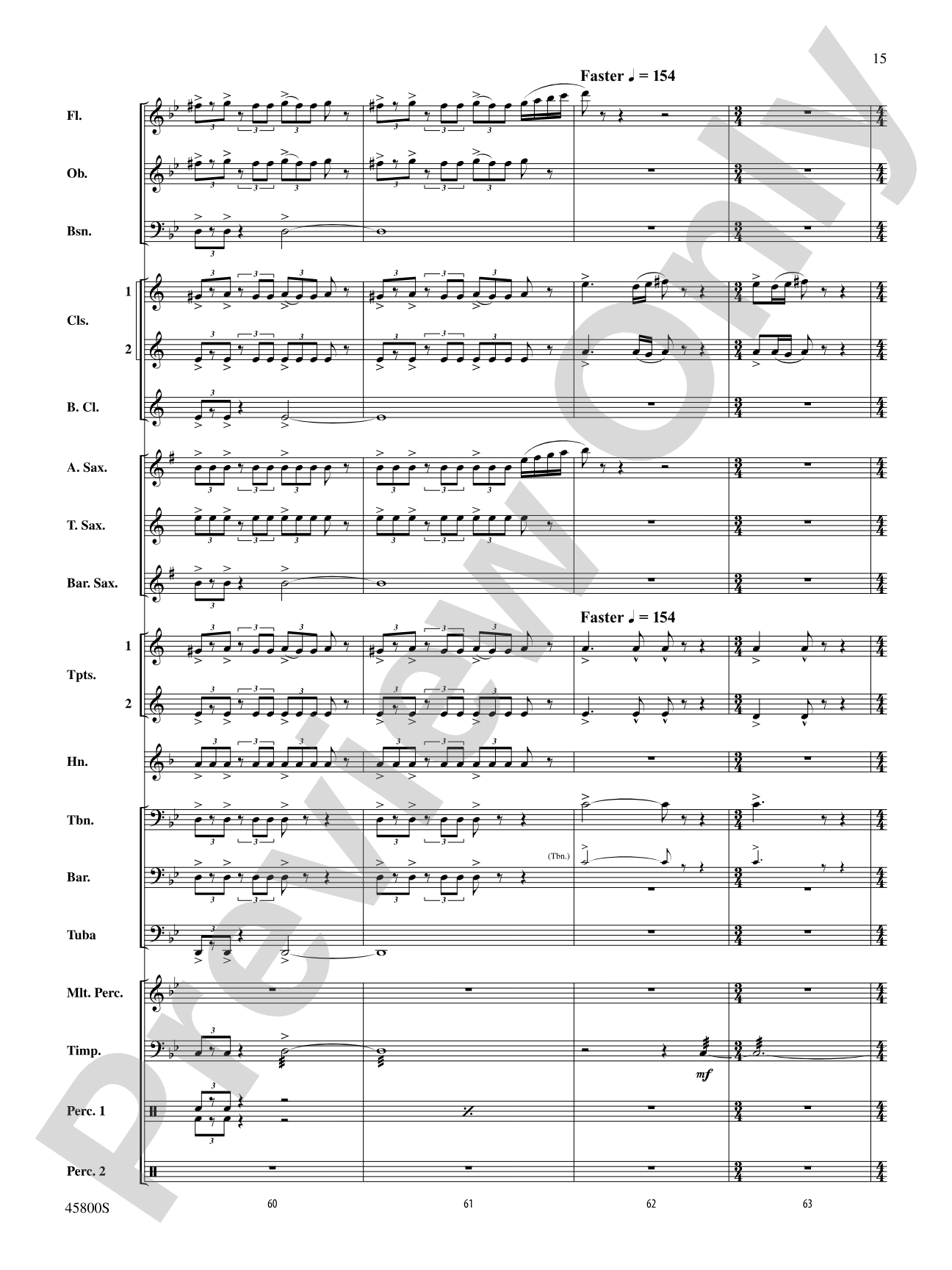 Suite from Fantastic Beasts and Where to Find Them: Concert Band Conductor Score & Parts