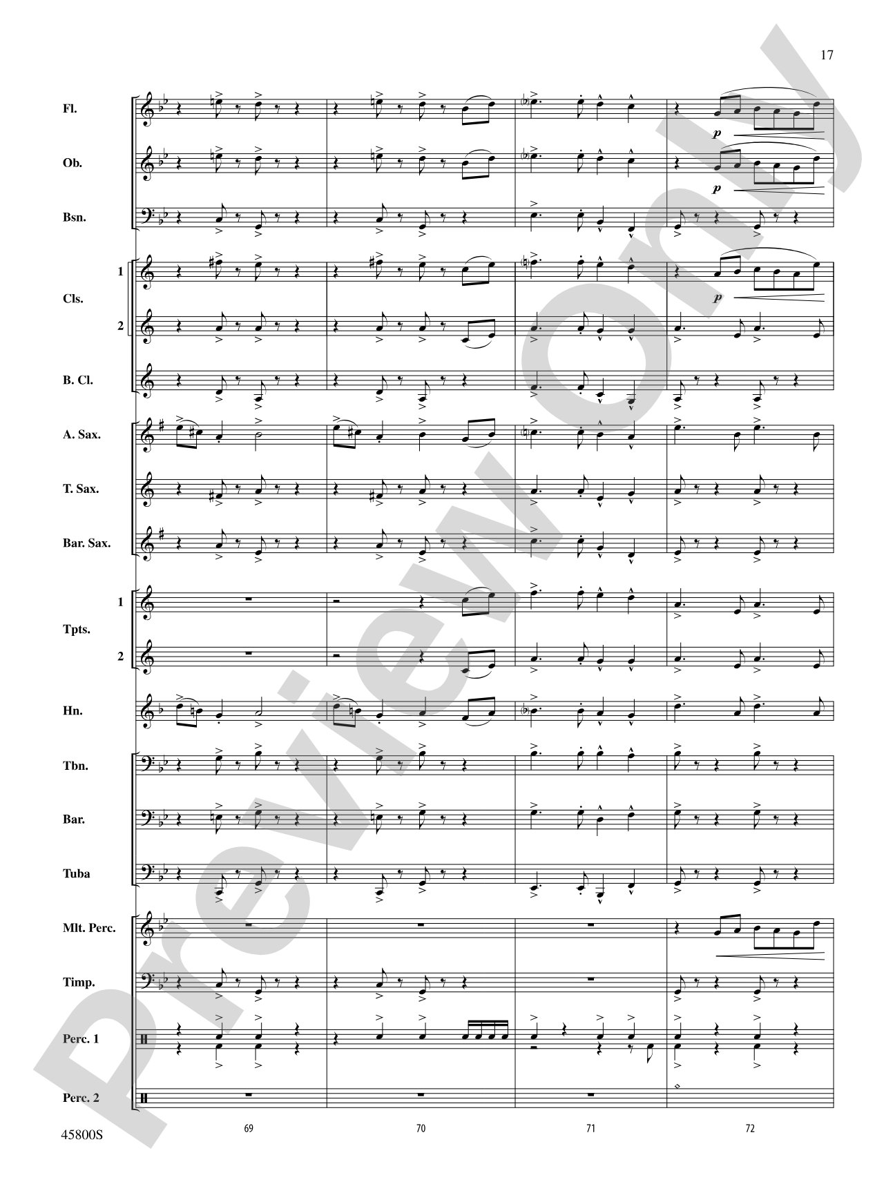 Suite from Fantastic Beasts and Where to Find Them: Concert Band Conductor Score & Parts