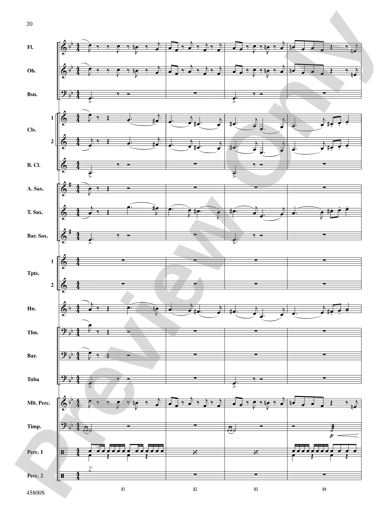 Suite from Fantastic Beasts and Where to Find Them: Concert Band Conductor Score & Parts