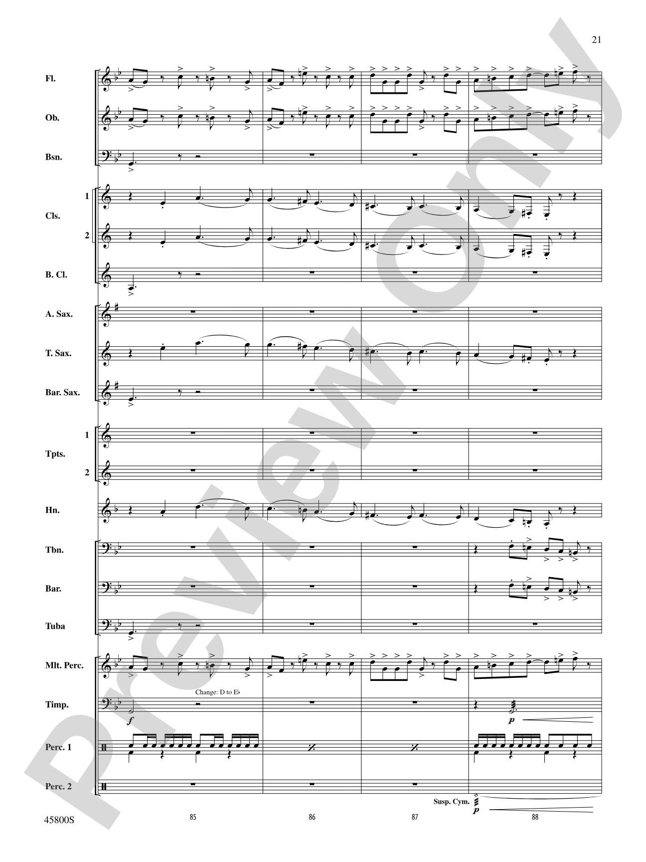 Suite from Fantastic Beasts and Where to Find Them: Concert Band Conductor Score & Parts