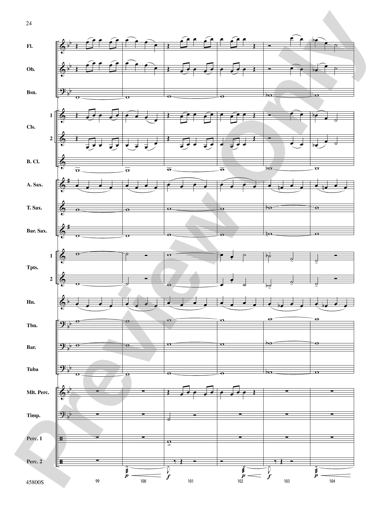 Suite from Fantastic Beasts and Where to Find Them: Concert Band Conductor Score & Parts