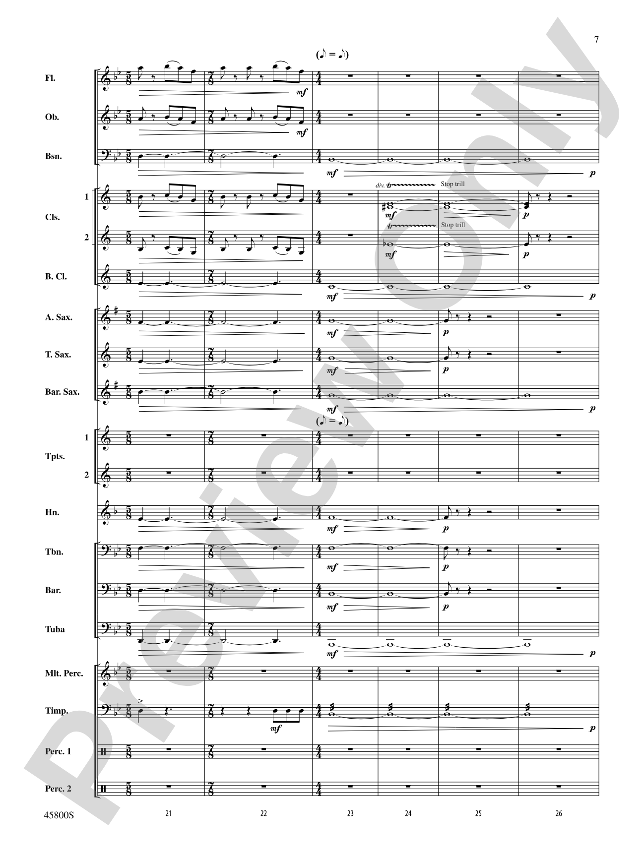 Suite from Fantastic Beasts and Where to Find Them: Concert Band Conductor Score & Parts