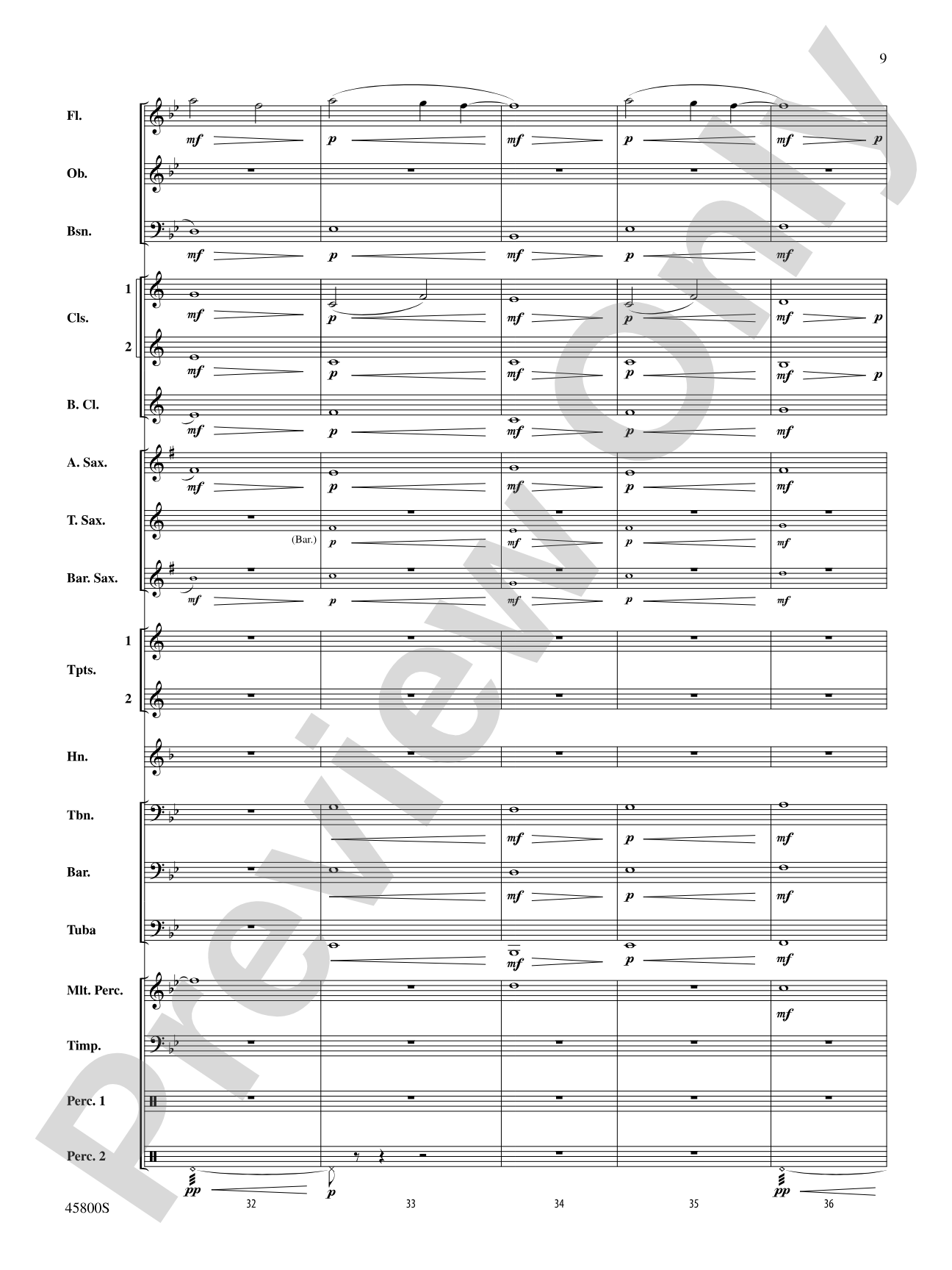 Suite from Fantastic Beasts and Where to Find Them: Concert Band Conductor Score & Parts