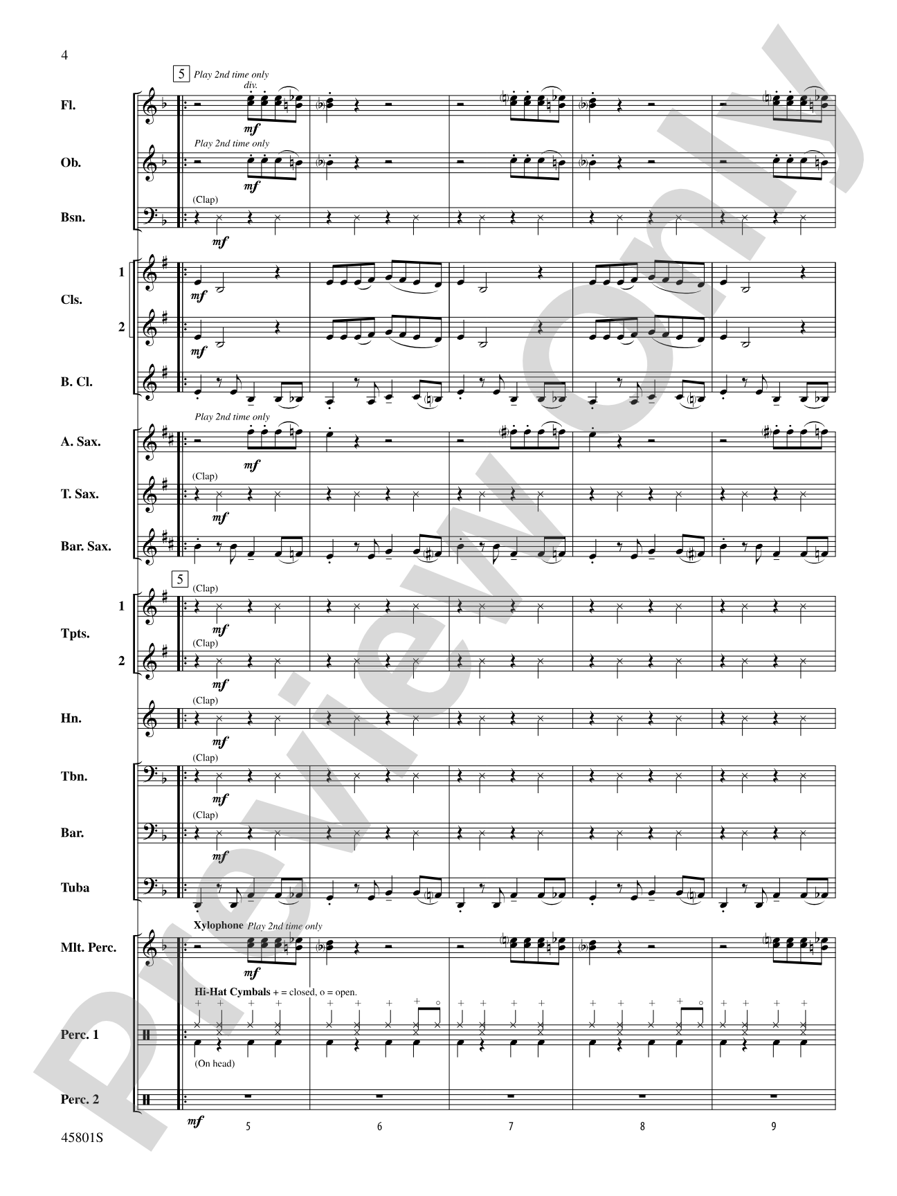 Cake by the Ocean: Score