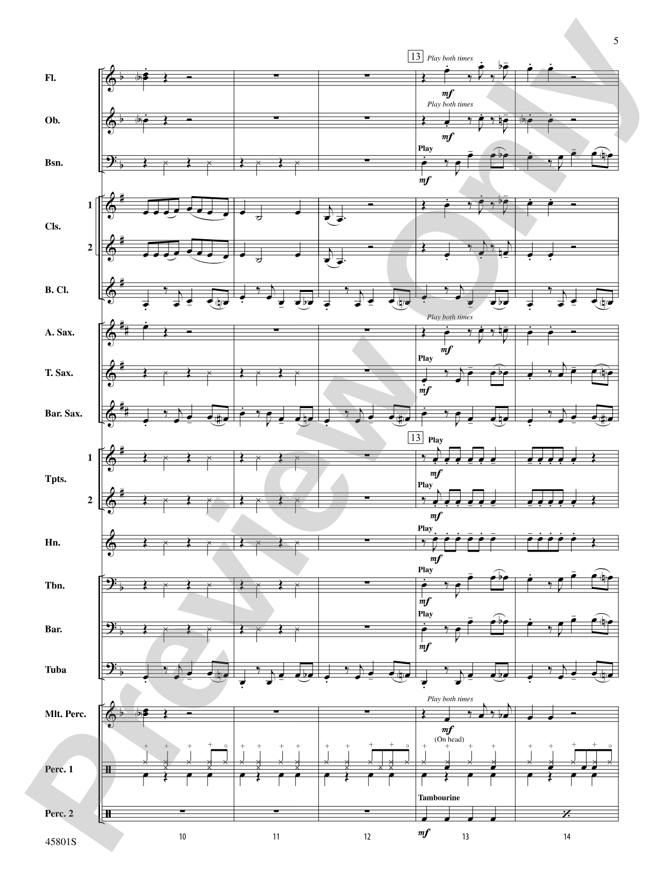 Cake by the Ocean: Score