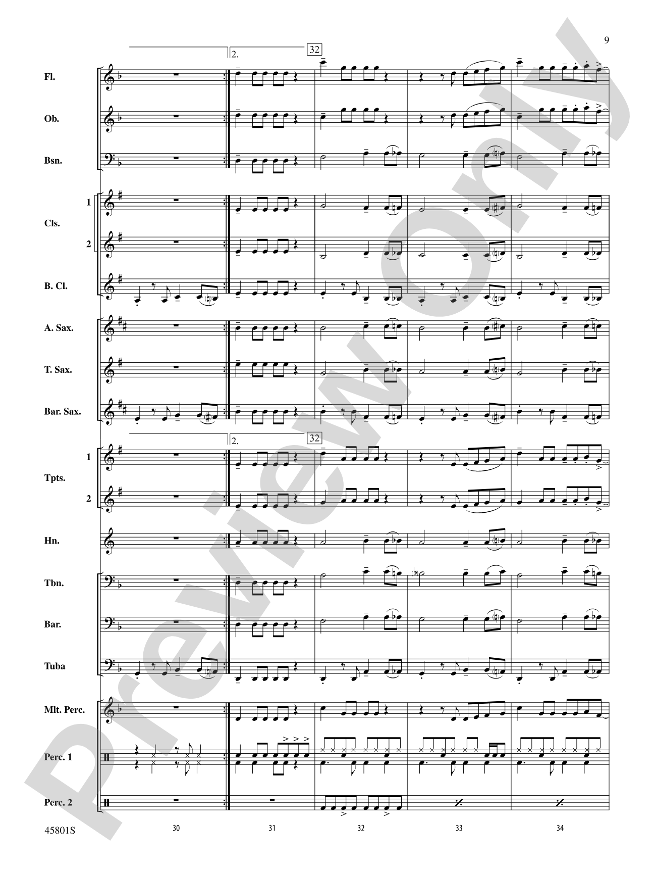 Cake by the Ocean: Score